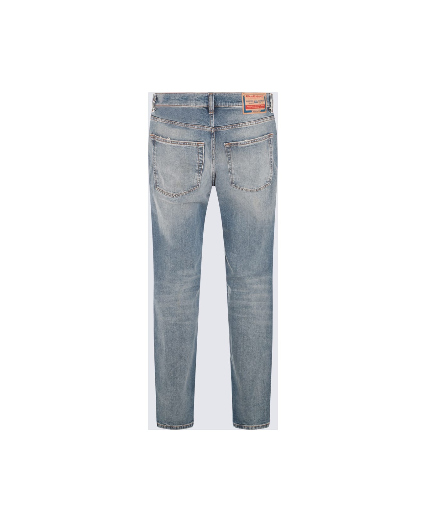 Diesel Blue Cotton Denim Jeans - 01