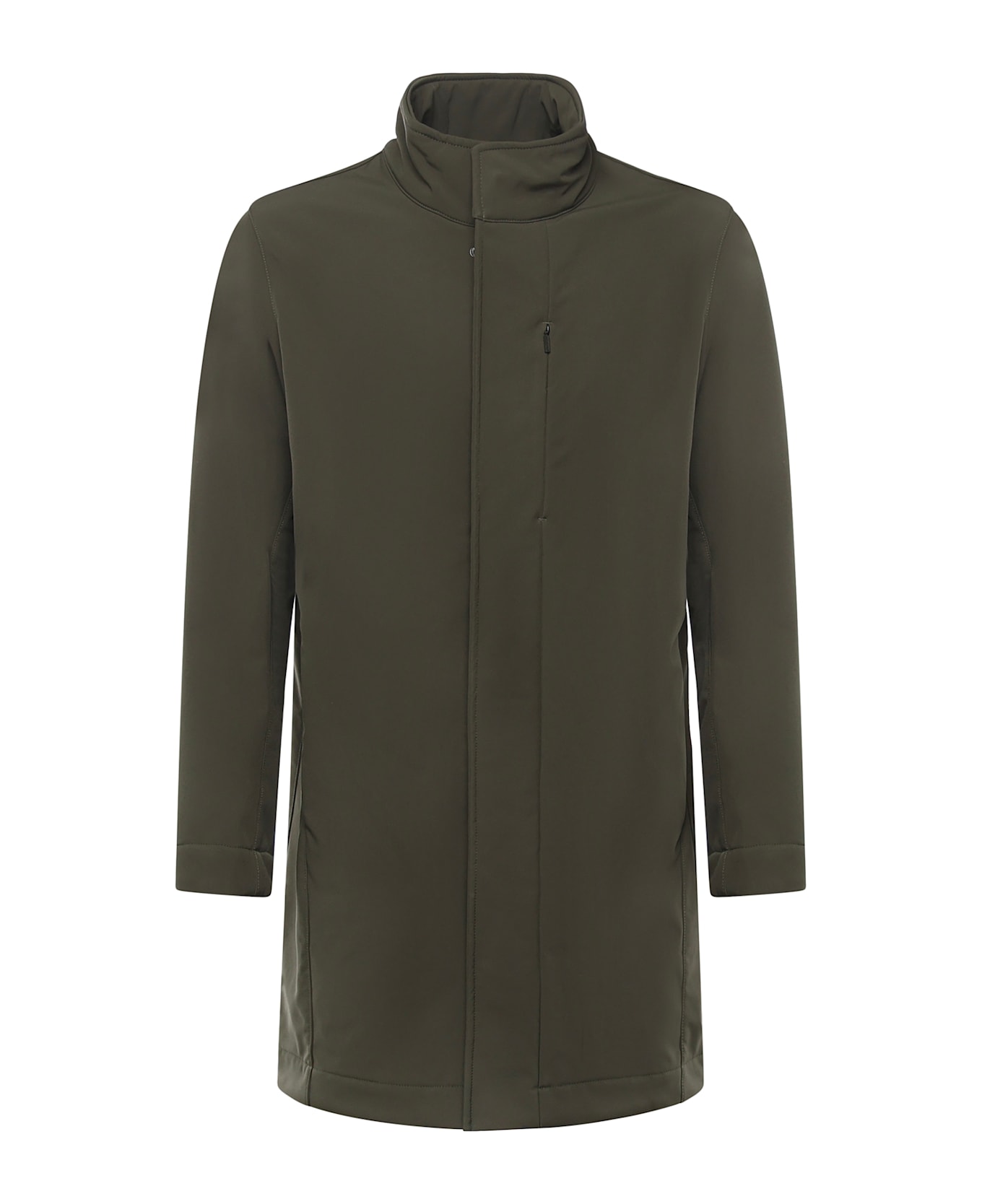 Colmar Softshell Coat With Logo - Underwood Green