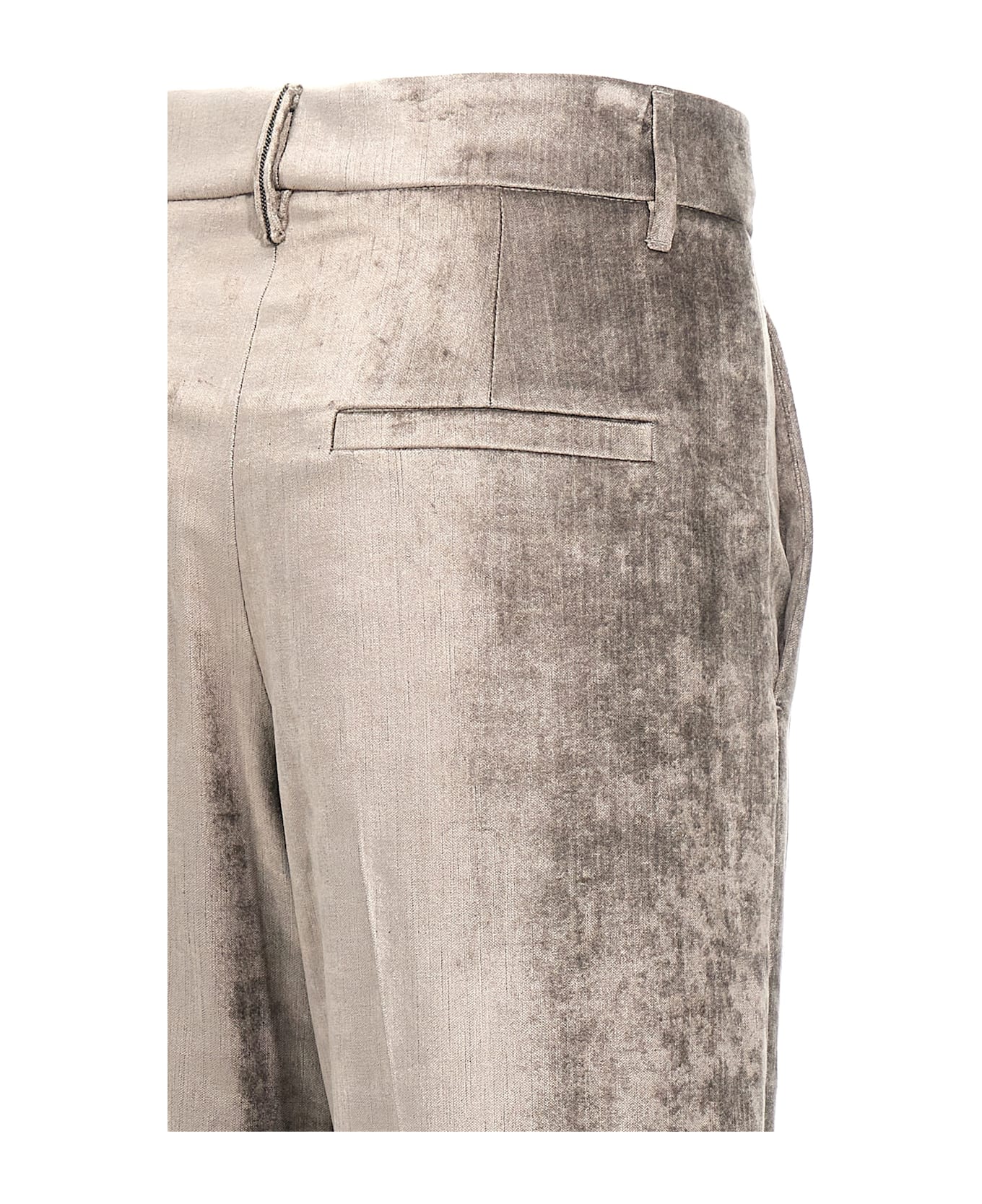 Brunello Cucinelli Chenille Pants - Gray