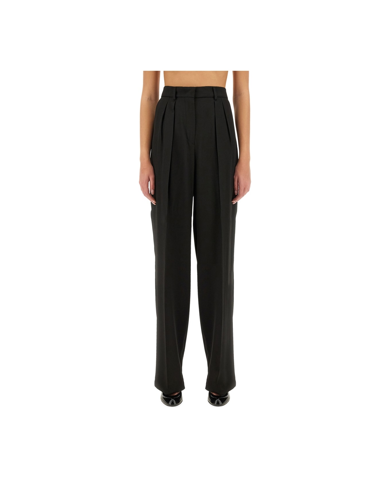 SportMax 
hello
 Pants - BLACK