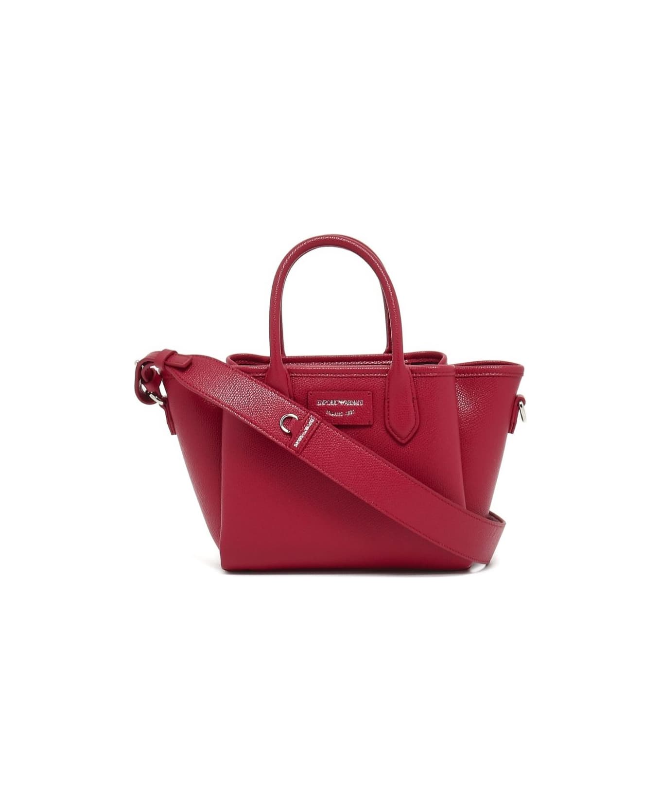 Emporio Armani Small Tote Bag - Bordeaux