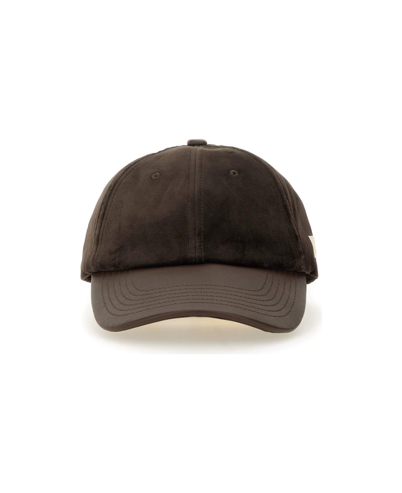Wales Bonner Velvet Baseball Cap - BLACK