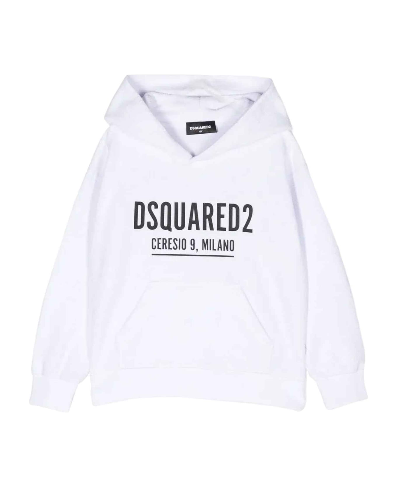 Dsquared2 White Sweatshirt Unisex - Bianco