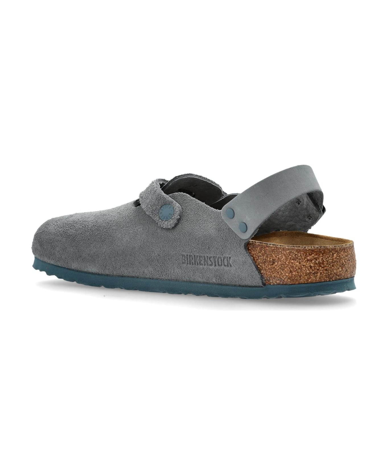 Birkenstock 'tokio Ii Suede' Shoes - GREY