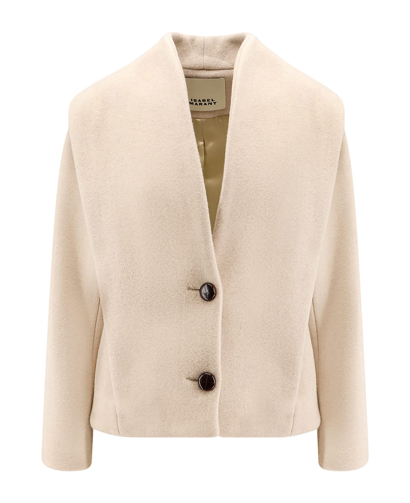 Marant Étoile Dyogo Wool Blend Jacket - Beige