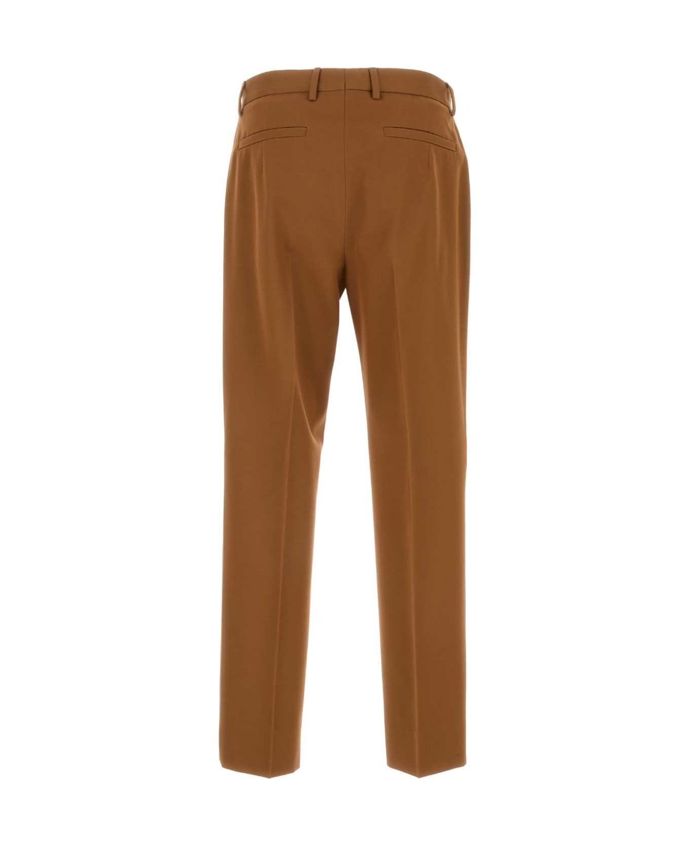 Zegna Caramel Cotton Blend Pant - N05R