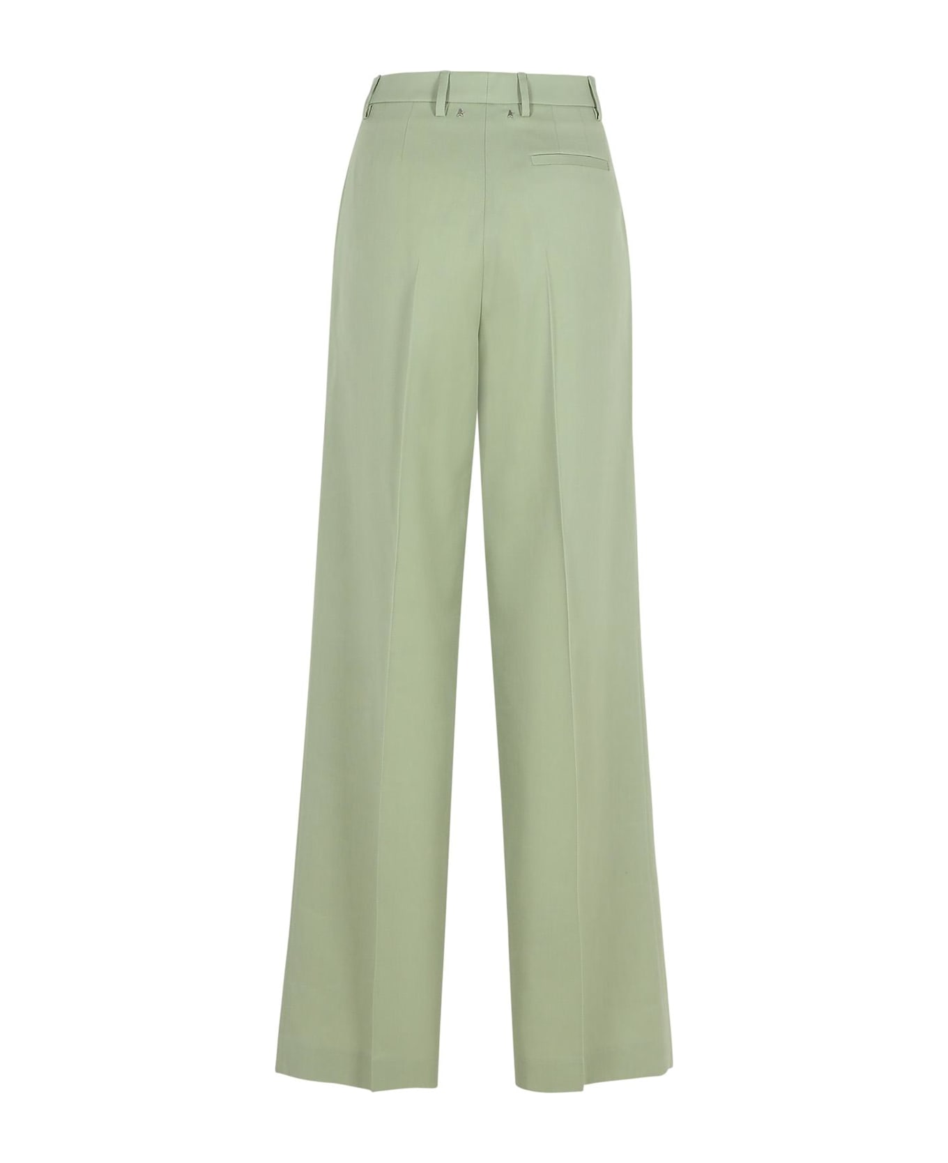 Golden Goose 
naomi
 Green Virgin Wool Pants - Green