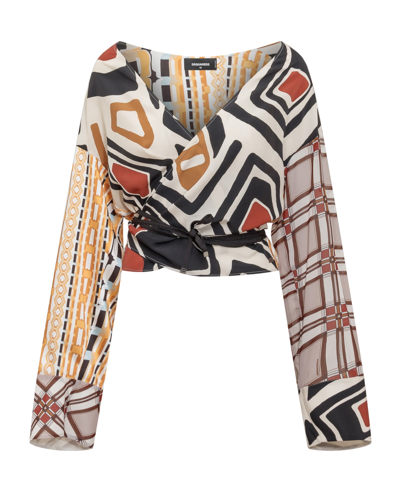 Dsquared2 Blouse With Print - MULTICOLOR
