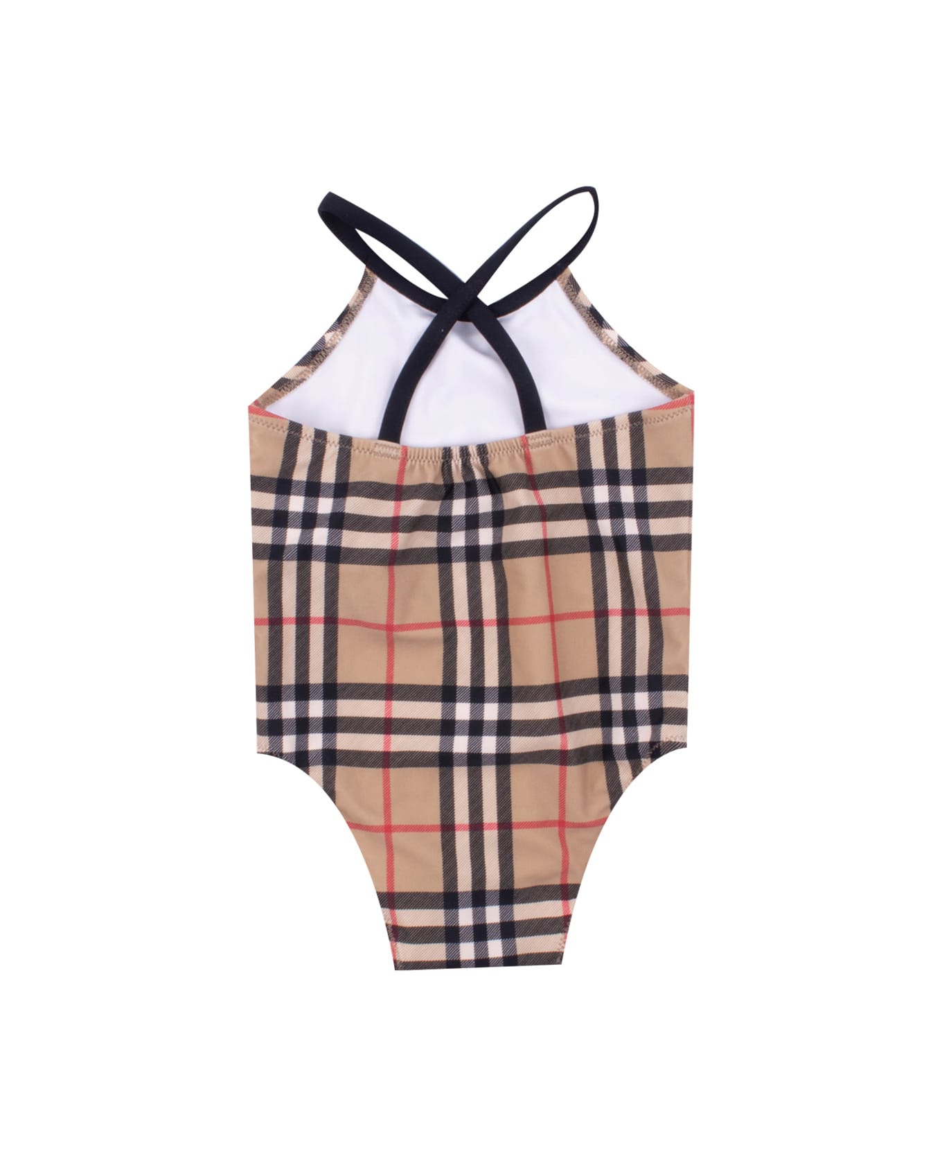 Burberry One Piece Swimsuit With Nylon Print - Multicolor