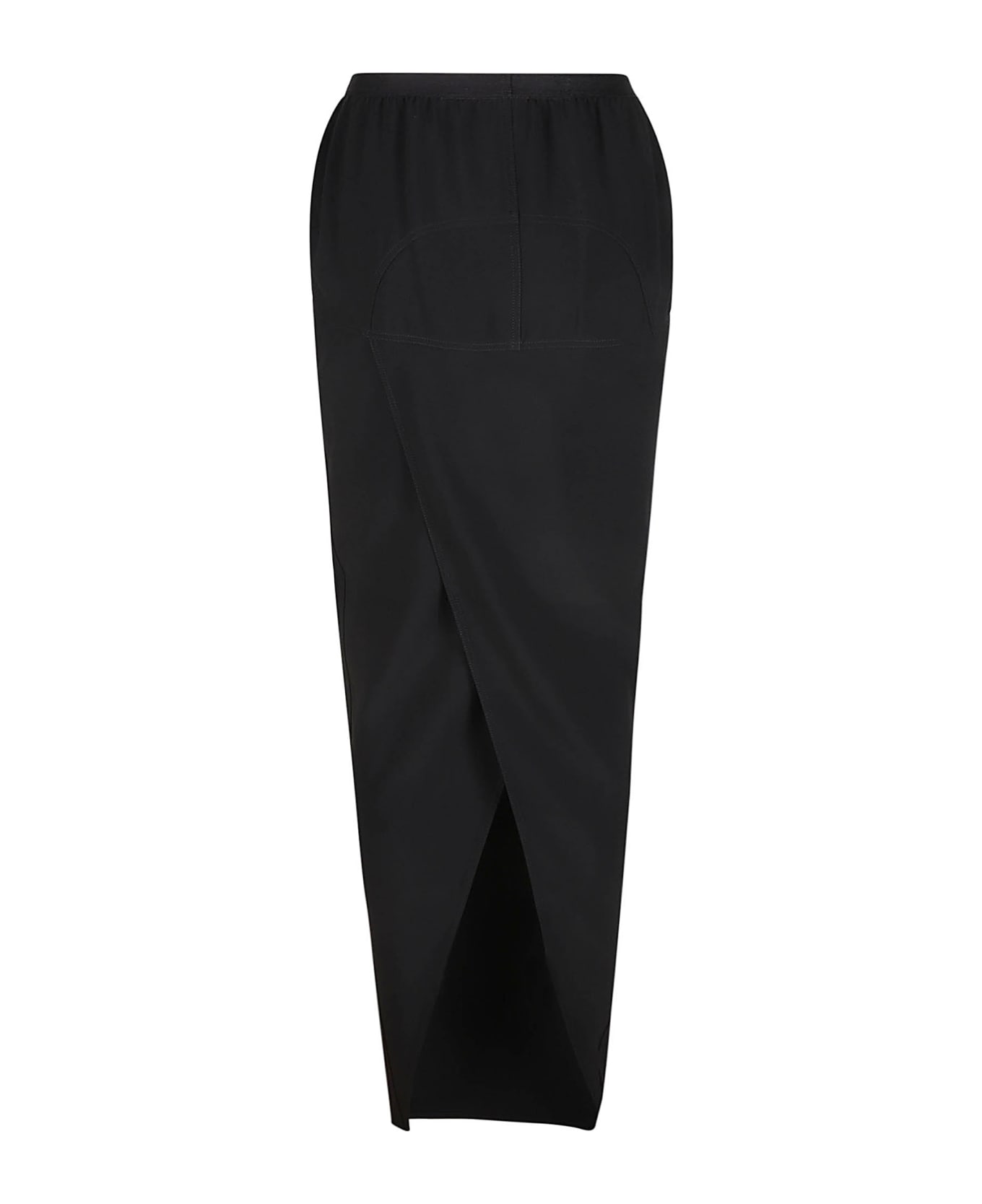 Rick Owens Soft Pilla Long Skirt - Black