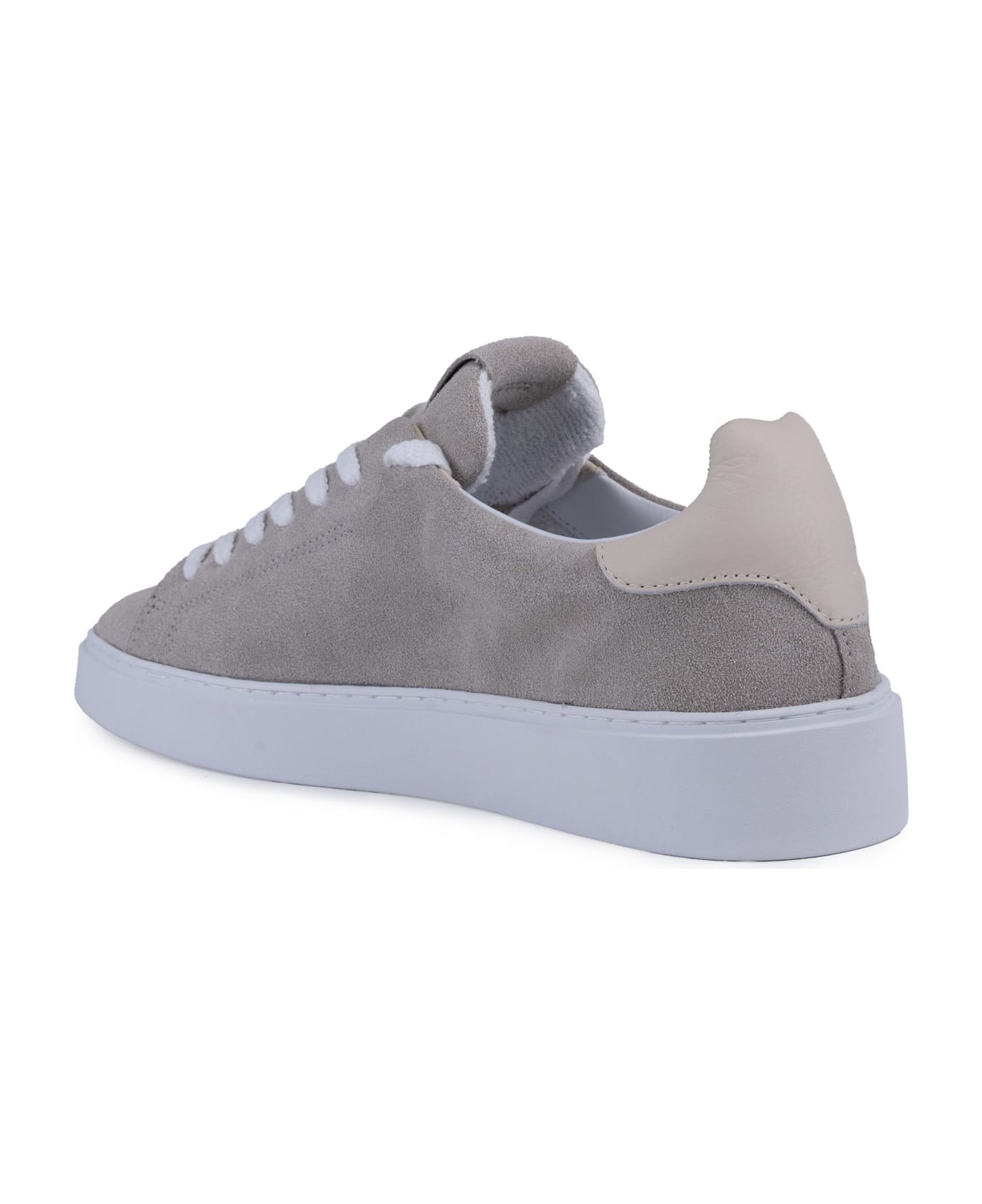 D.A.T.E. Levante Suede Sneakers - White-beige