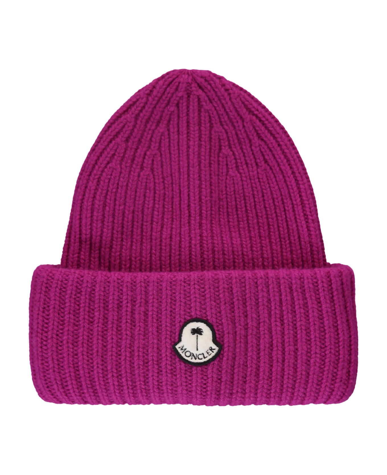 Palm Angels Moncler X Palm Angels Knitted Beanie - Fuchsia