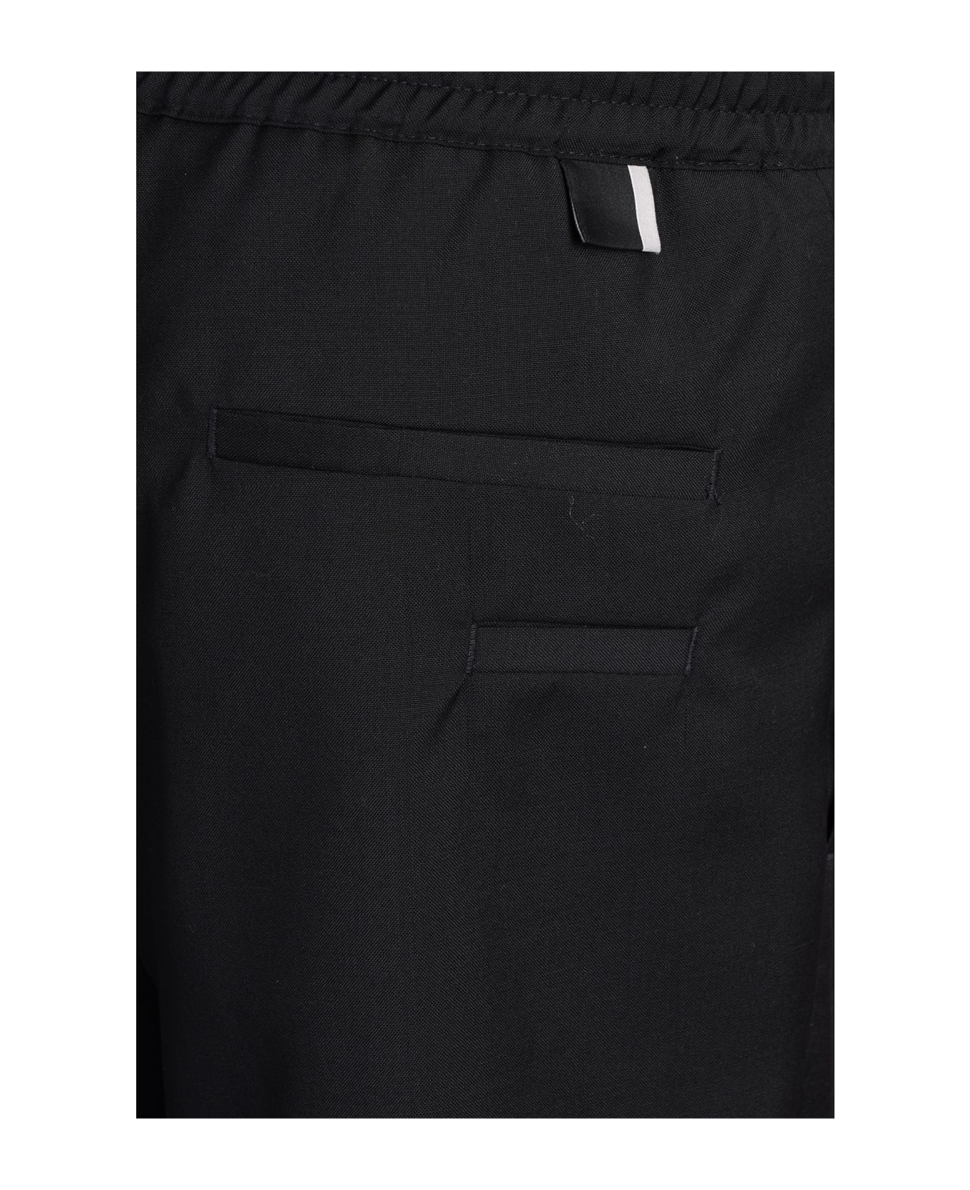 Low Brand Tokyo Shorts In Black Wool - black ショートパンツ