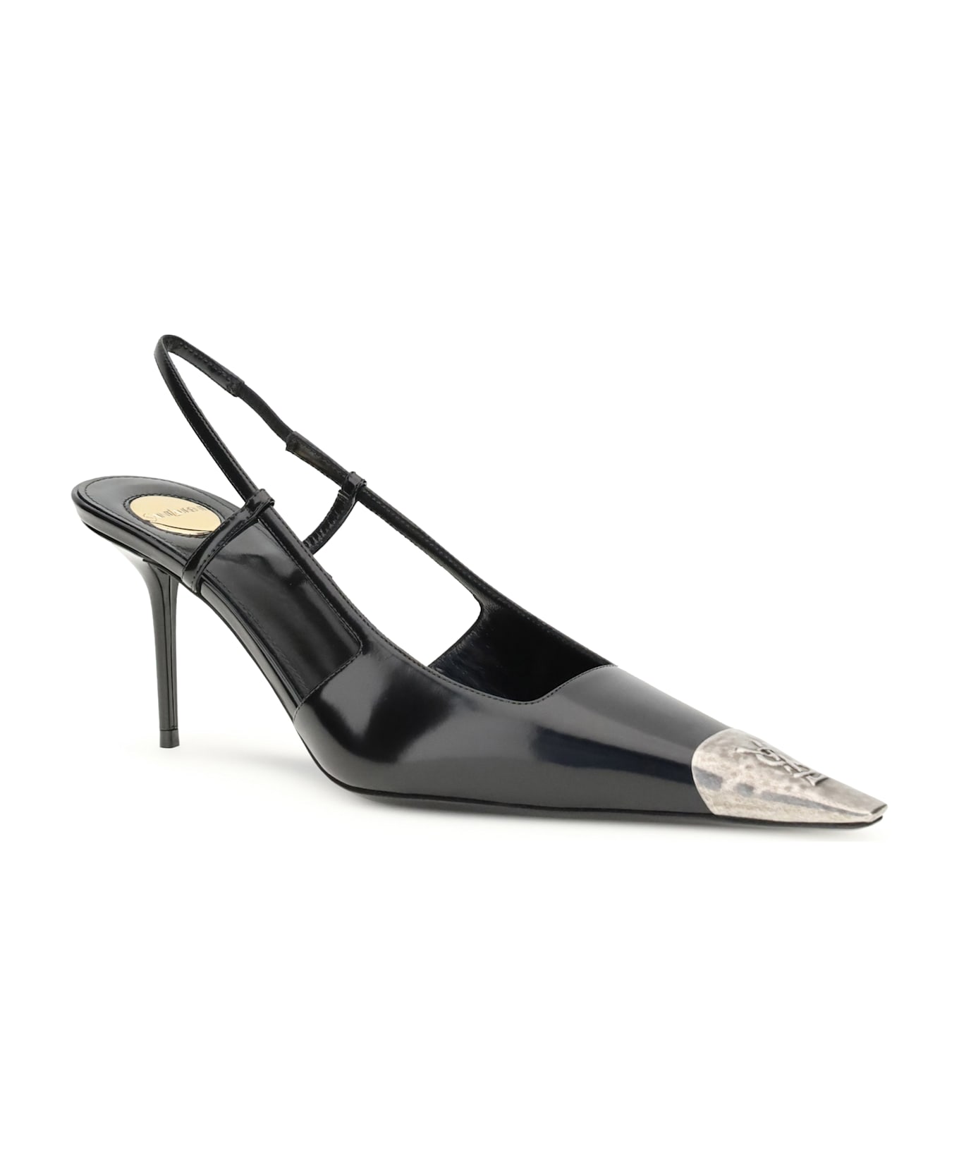 Saint Laurent Glossy Leather Jeanne Pumps