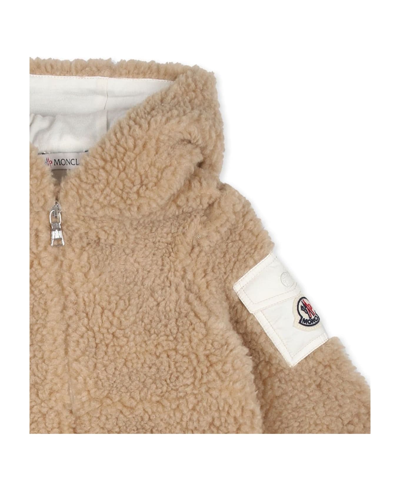 Moncler Kids Coats Brown - Brown