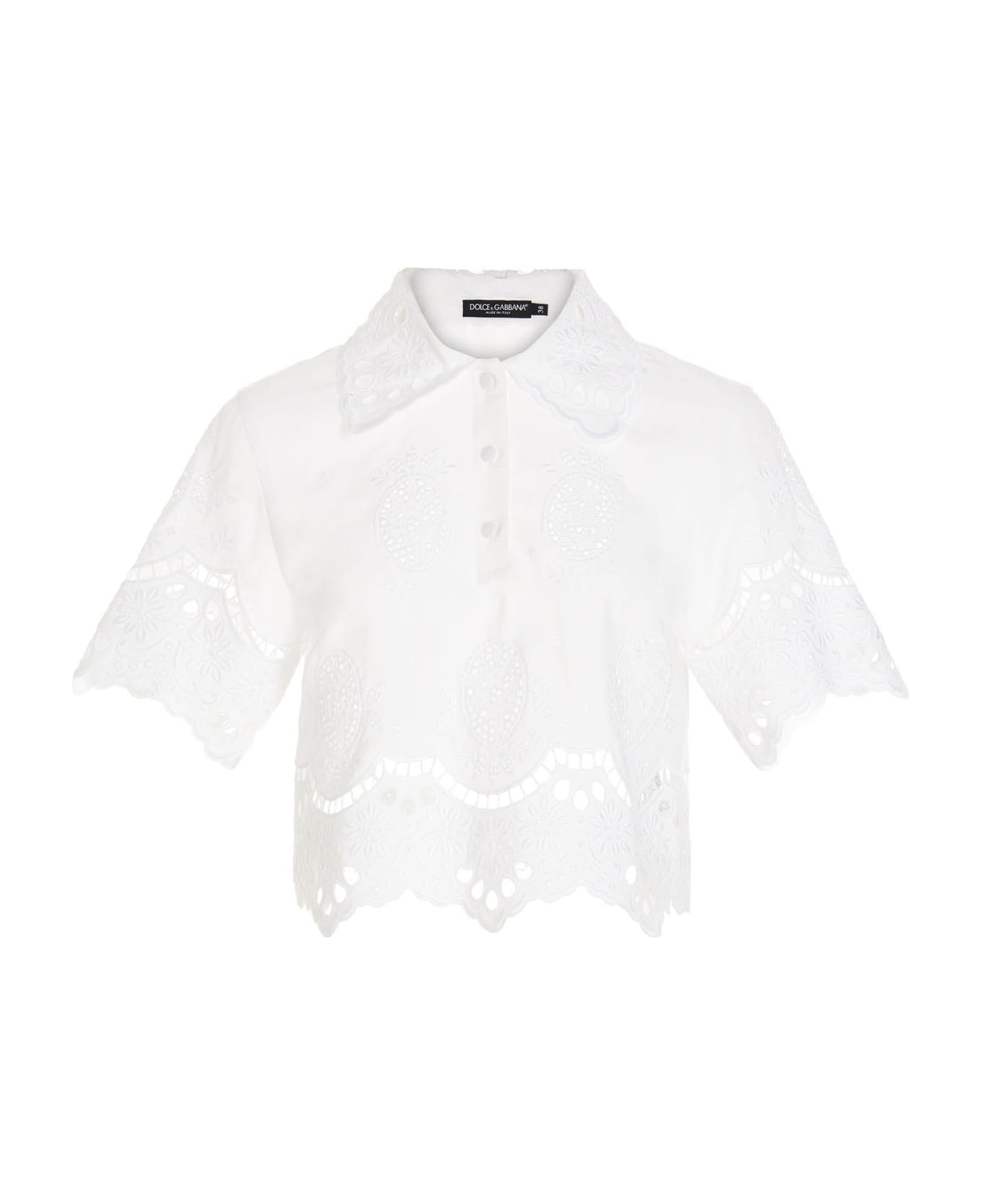 Dolce & Gabbana Polo - Bianco