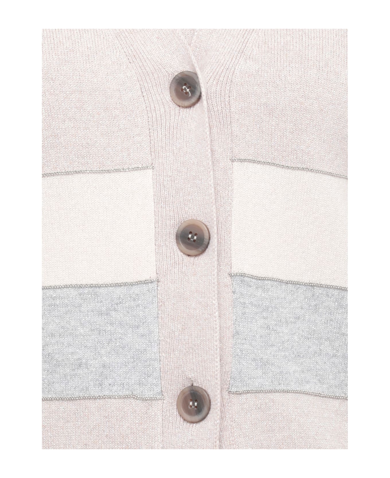 Peserico Wool Blend Cardigan - Beige