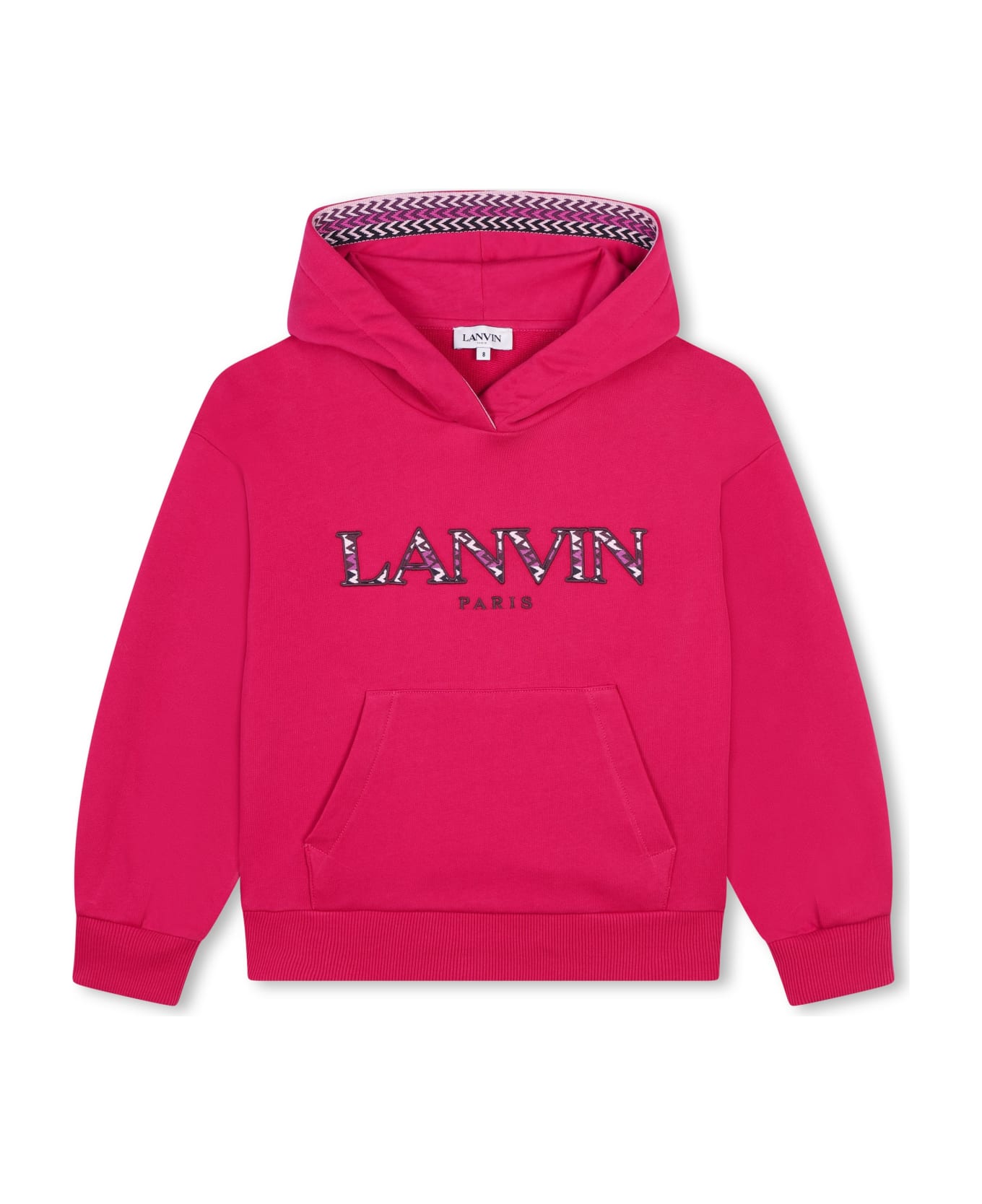 Lanvin Felpa Con Logo - Fucsia