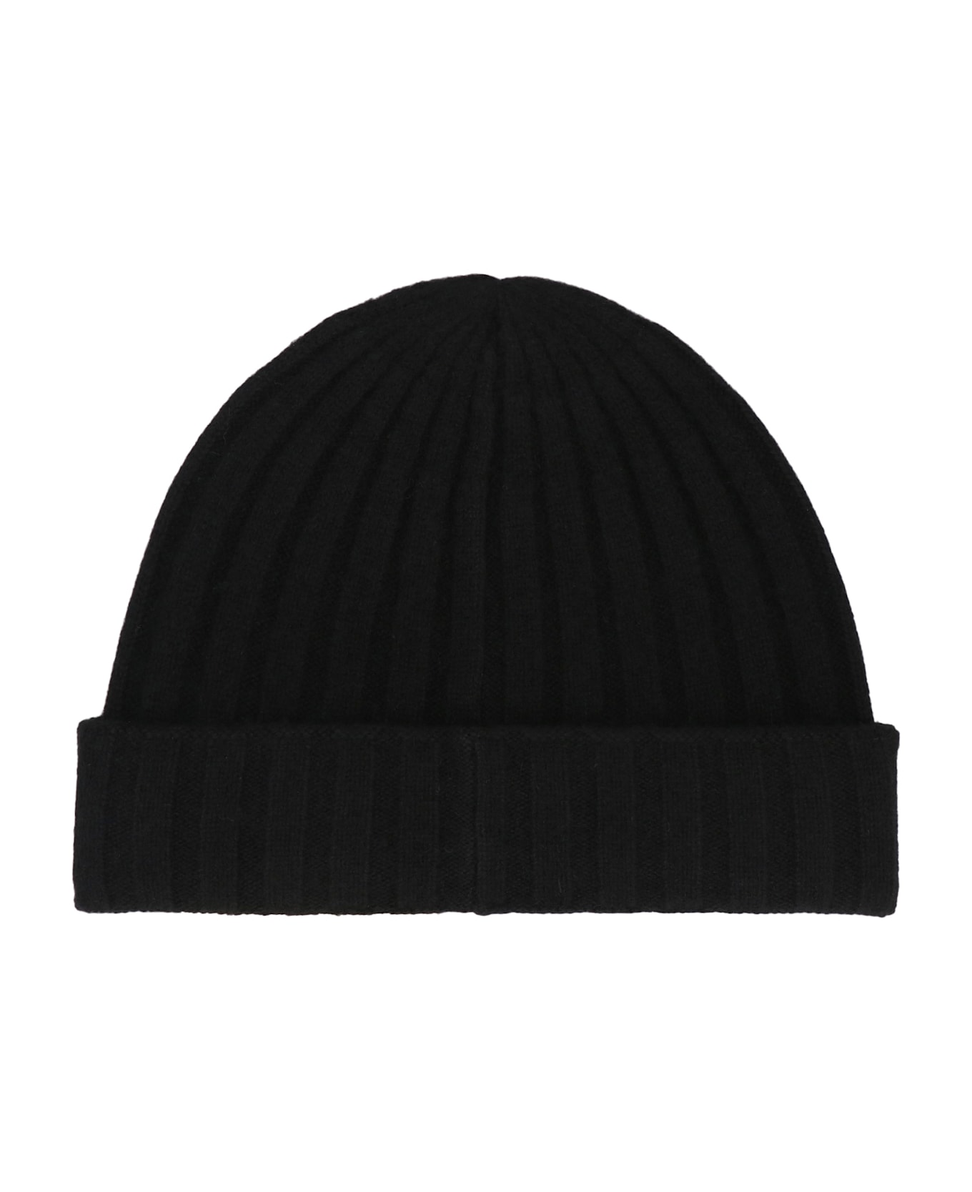 Totême Cashmere Knit Hat - black