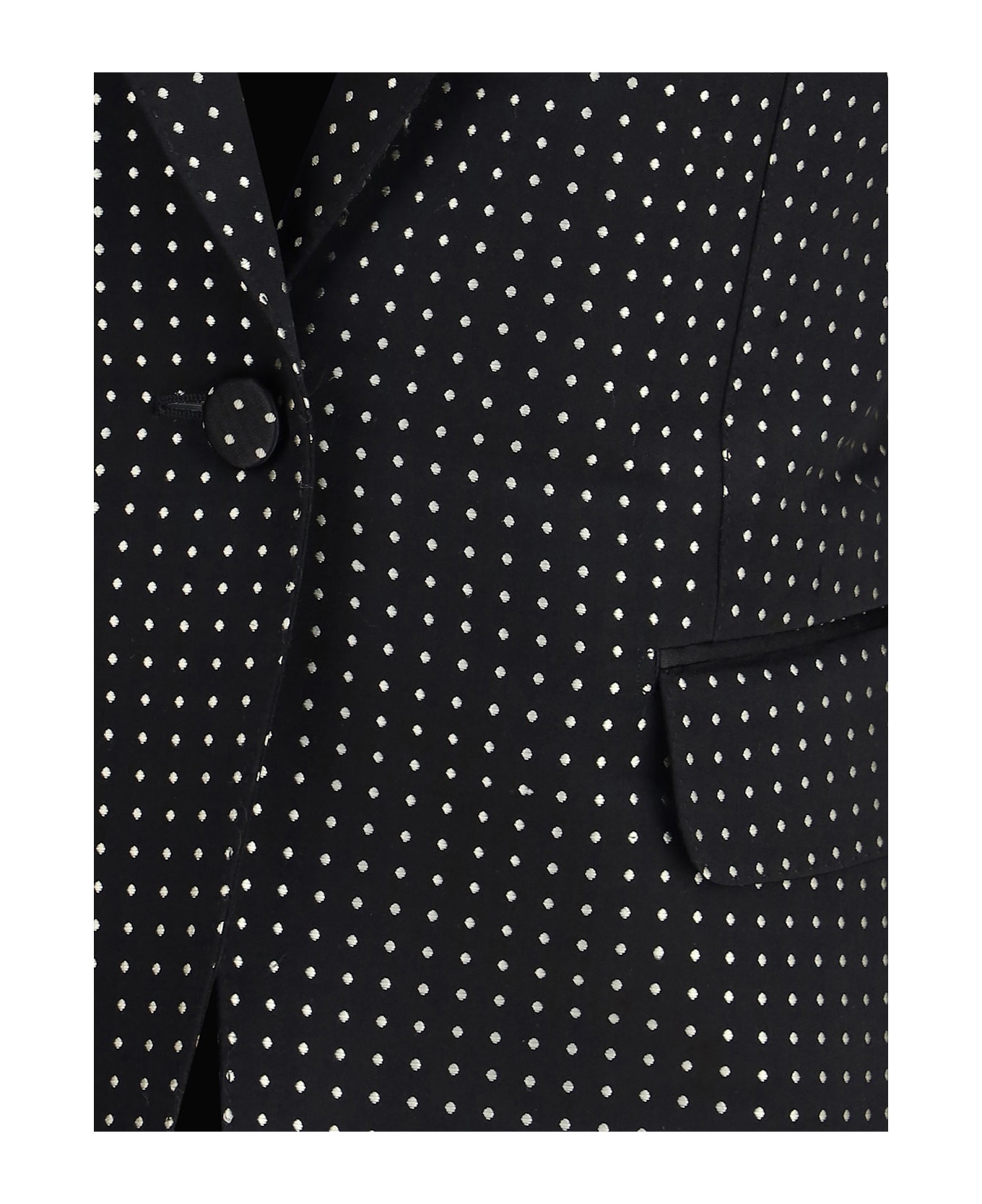 Tom Ford Single Breasted Jacket With Polka Dots