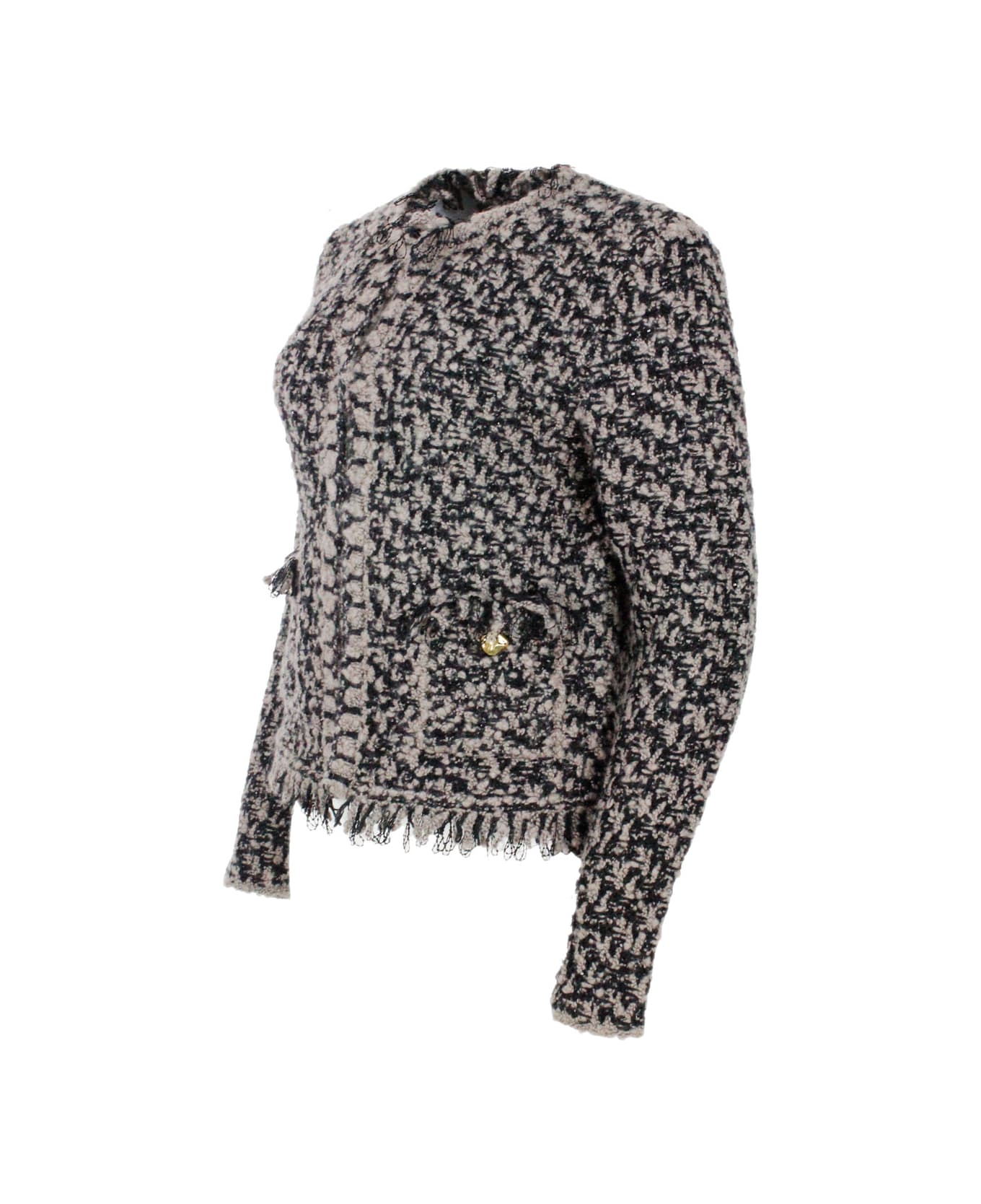 Fabiana Filippi Blazer - Taupe - nero