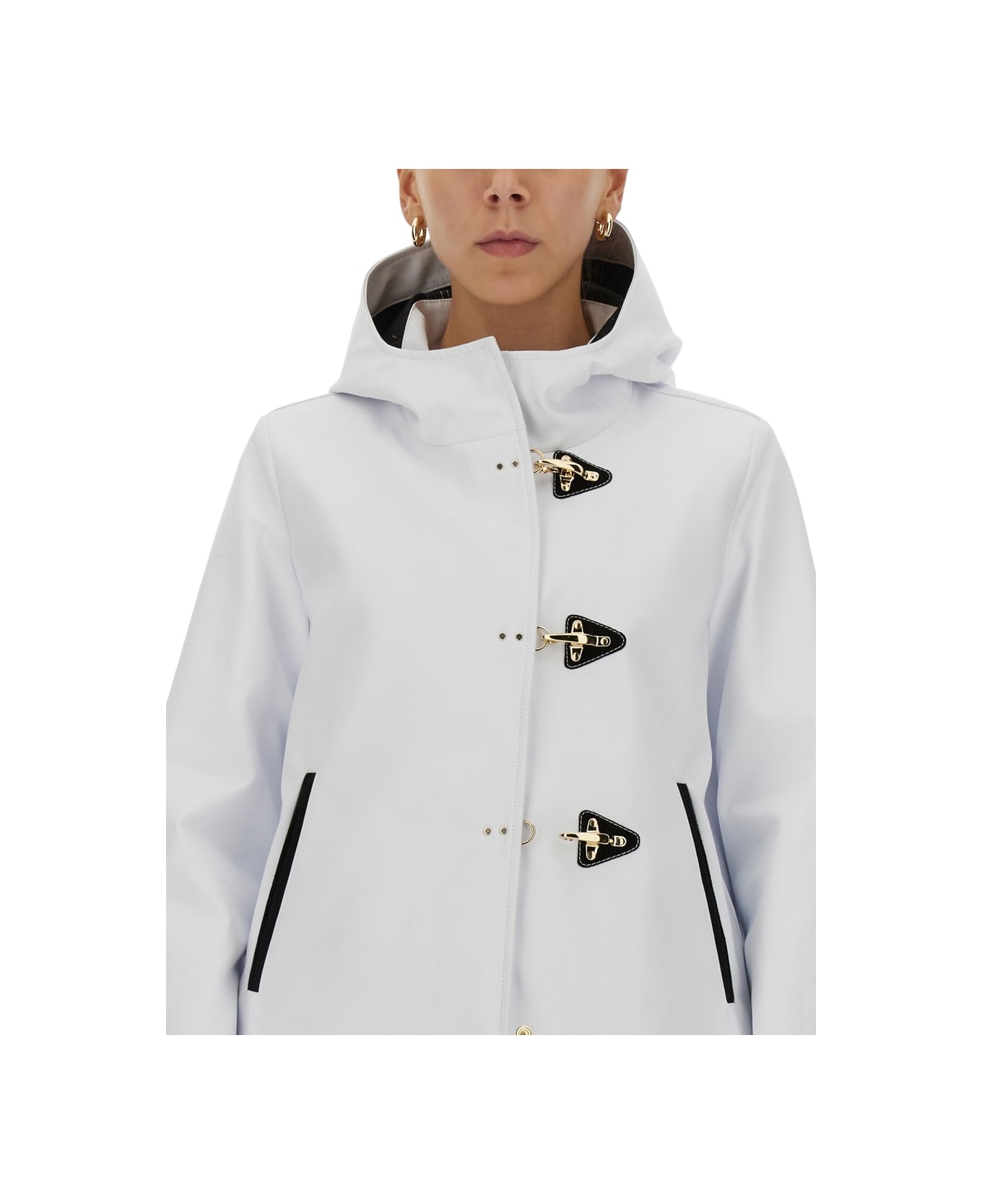 Fay Three-hook Parka - WHITE