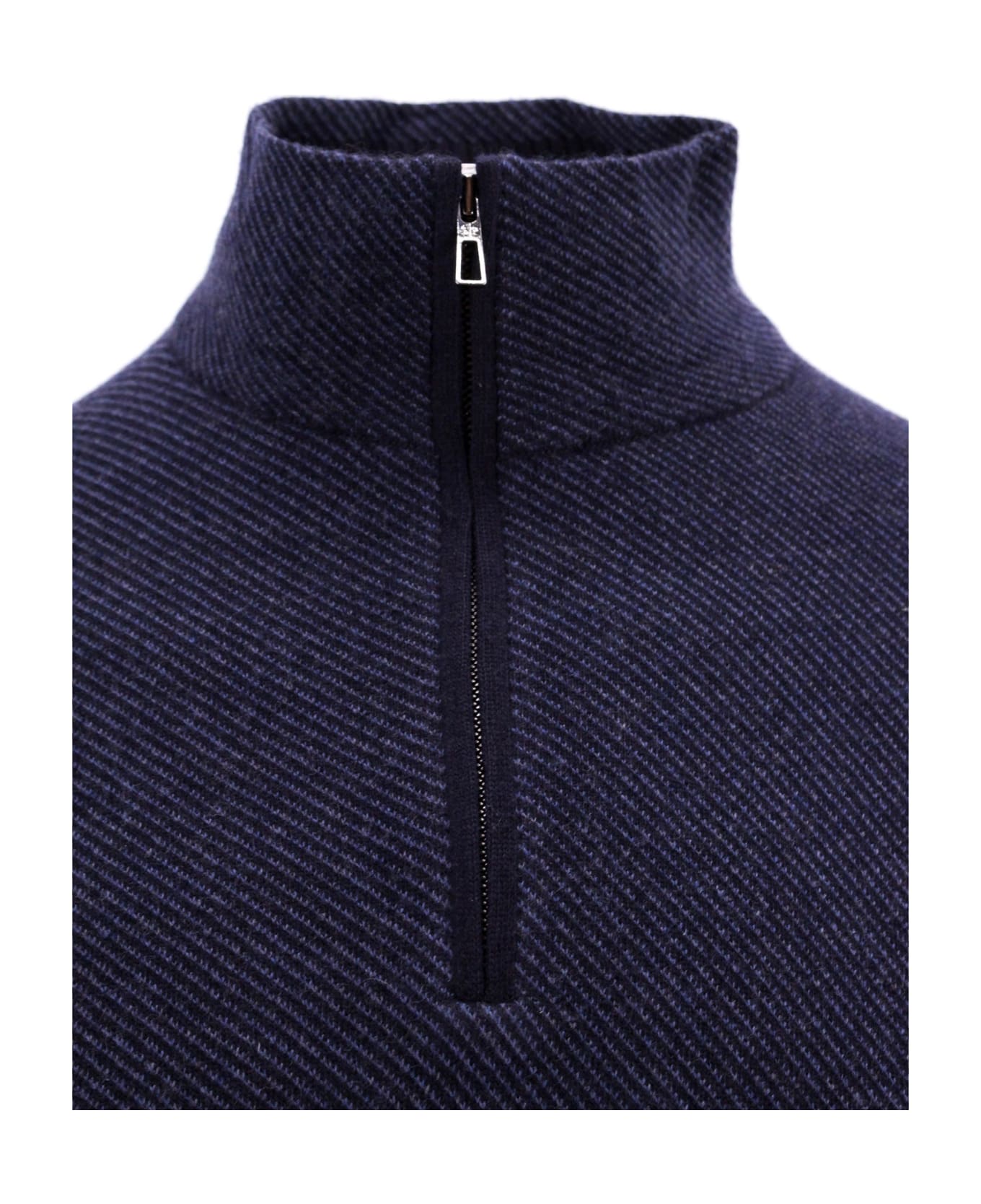 Loro Piana Roadster Sweater - NAVY BLUE NIGHTLY BLUE RESERV.