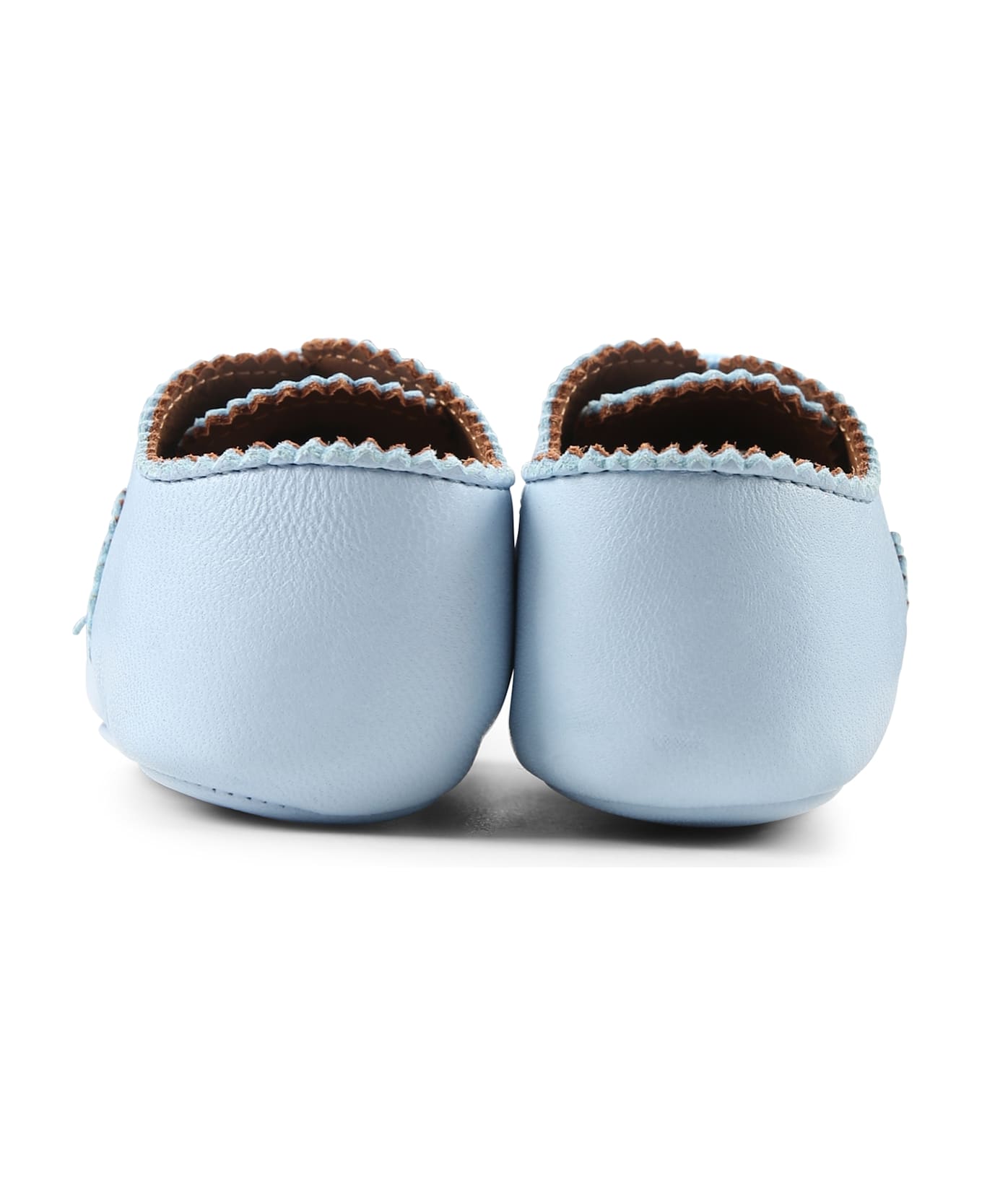 Pèpè Stringate Celesti Per Neonato - Light Blue シューズ