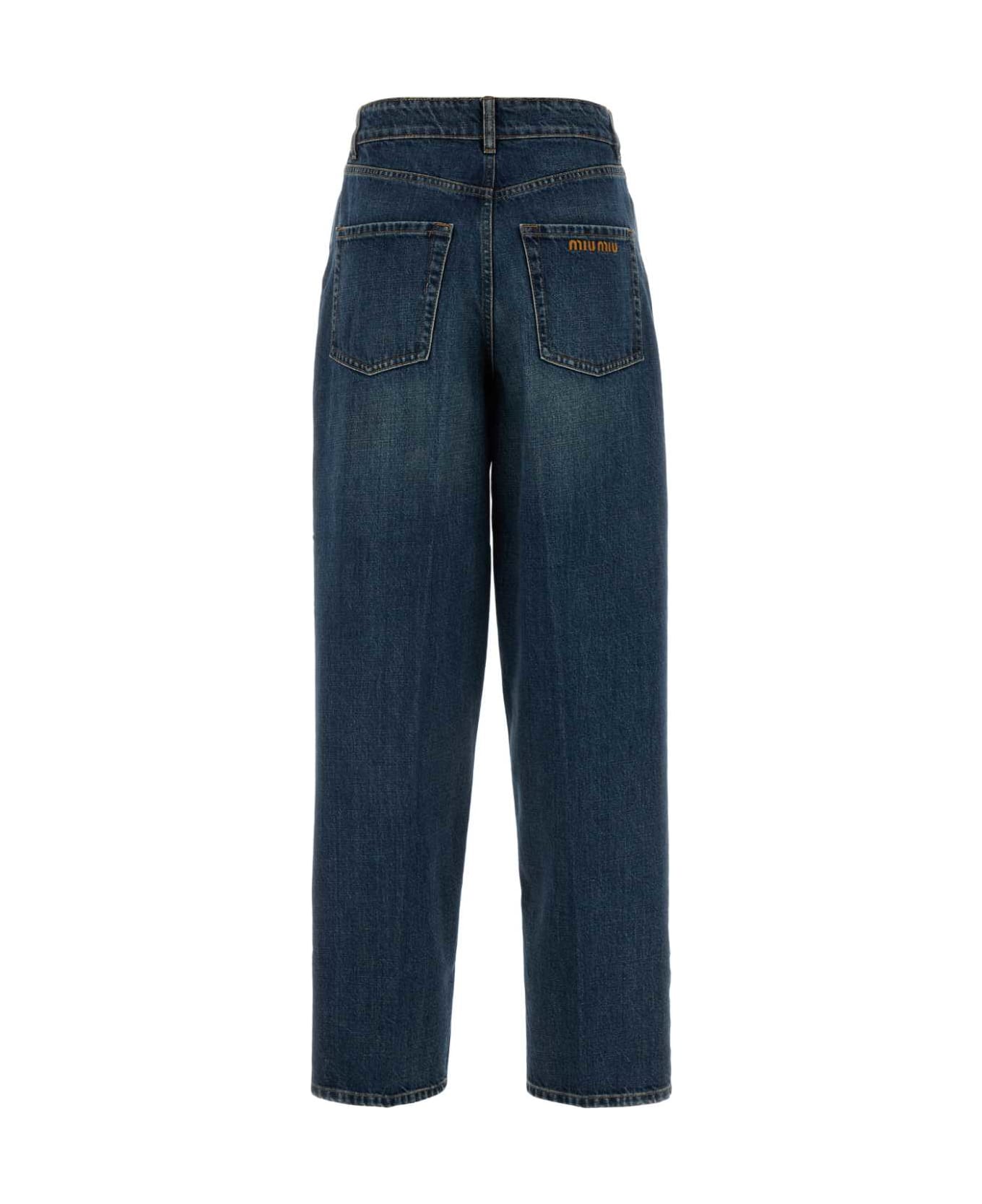 Miu Miu Denim Jeans - BLEU