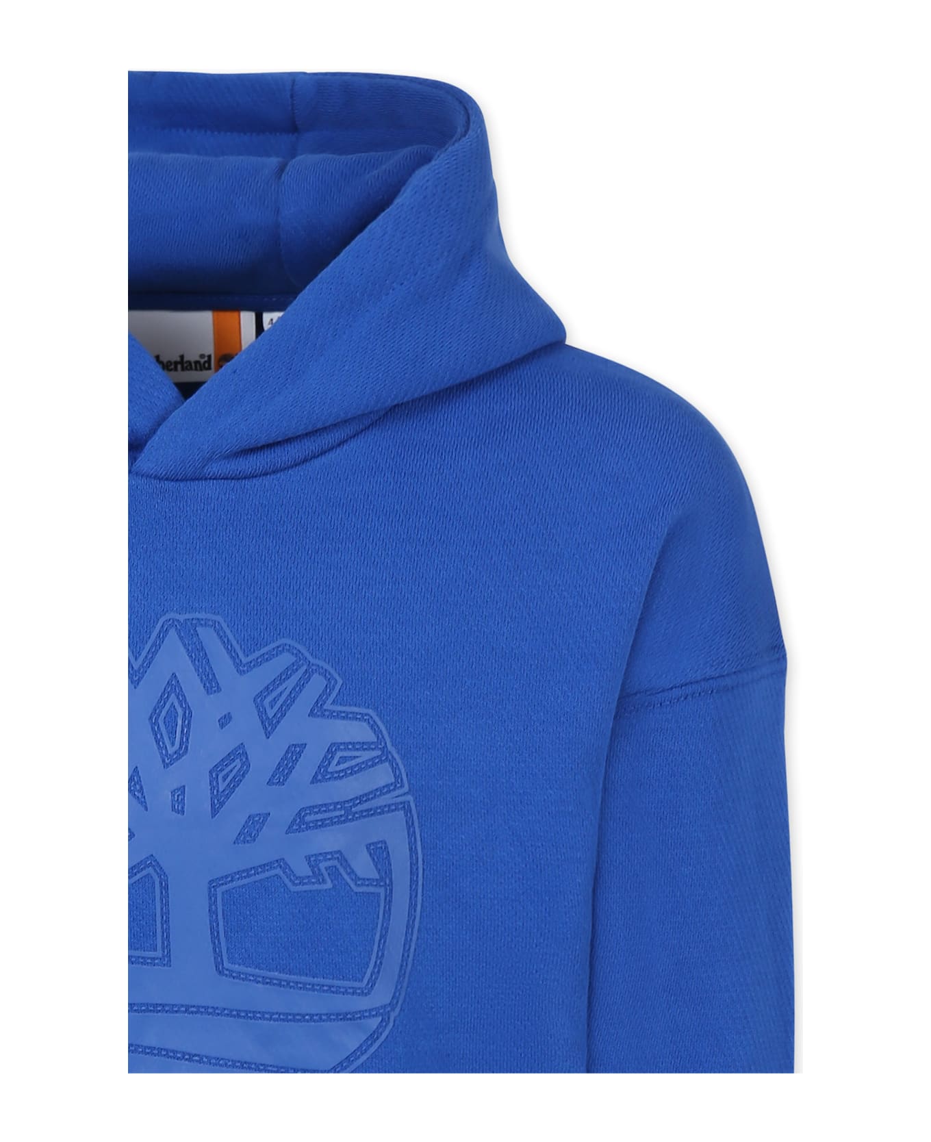 Timberland Light Blue Sweatshirt For Boy With Logo - Light Blue