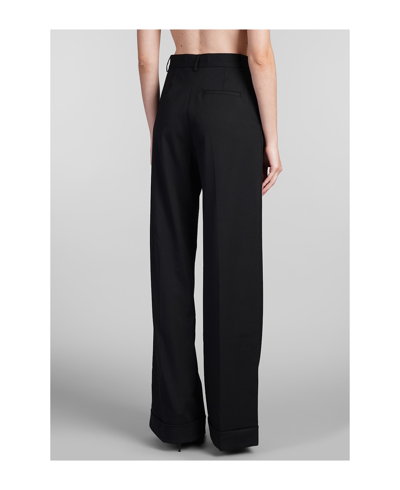 The Andamane Nathalie Pants In Black Polyester - black