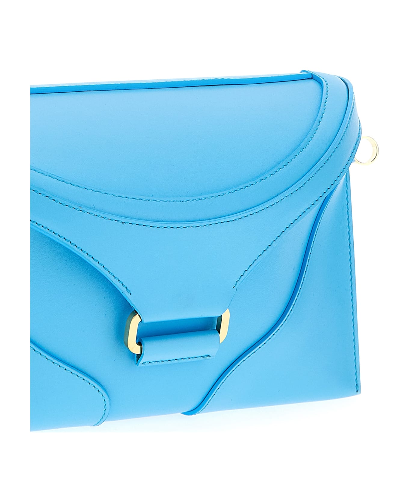 Rodo Clutch Bag With Shoulder Strap - Light Blue ショルダーバッグ