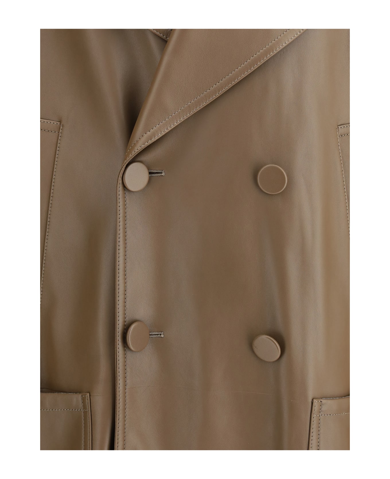 Fendi Nappa Caban Coat