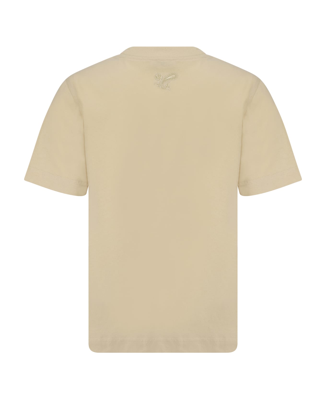 Burberry T-shirt With Paisley Logo - CANDLE