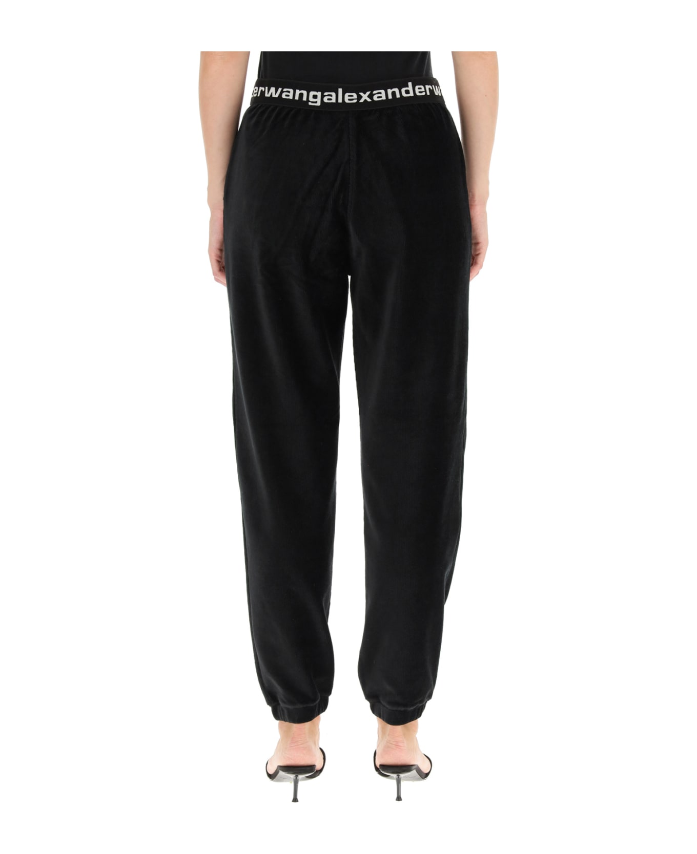 T by Alexander Wang Waistband Logo Joggers - 1