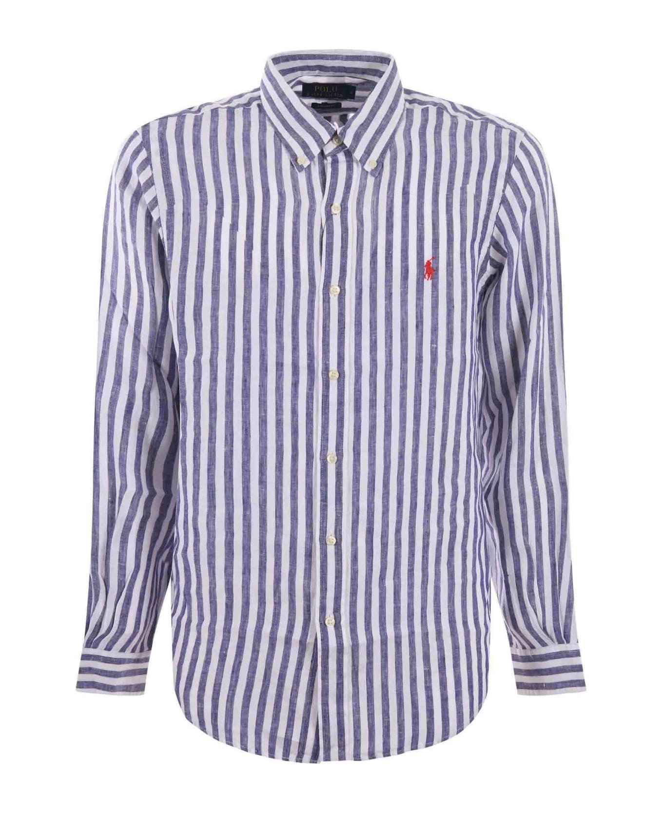 Polo Ralph Lauren Shirt - Bianco/blu シャツ