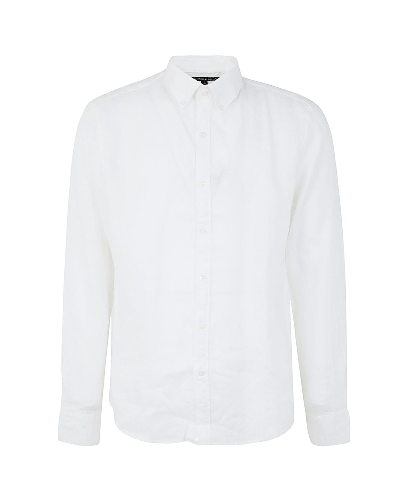 Michael Kors Long Sleeved Linen Shirt - White シャツ