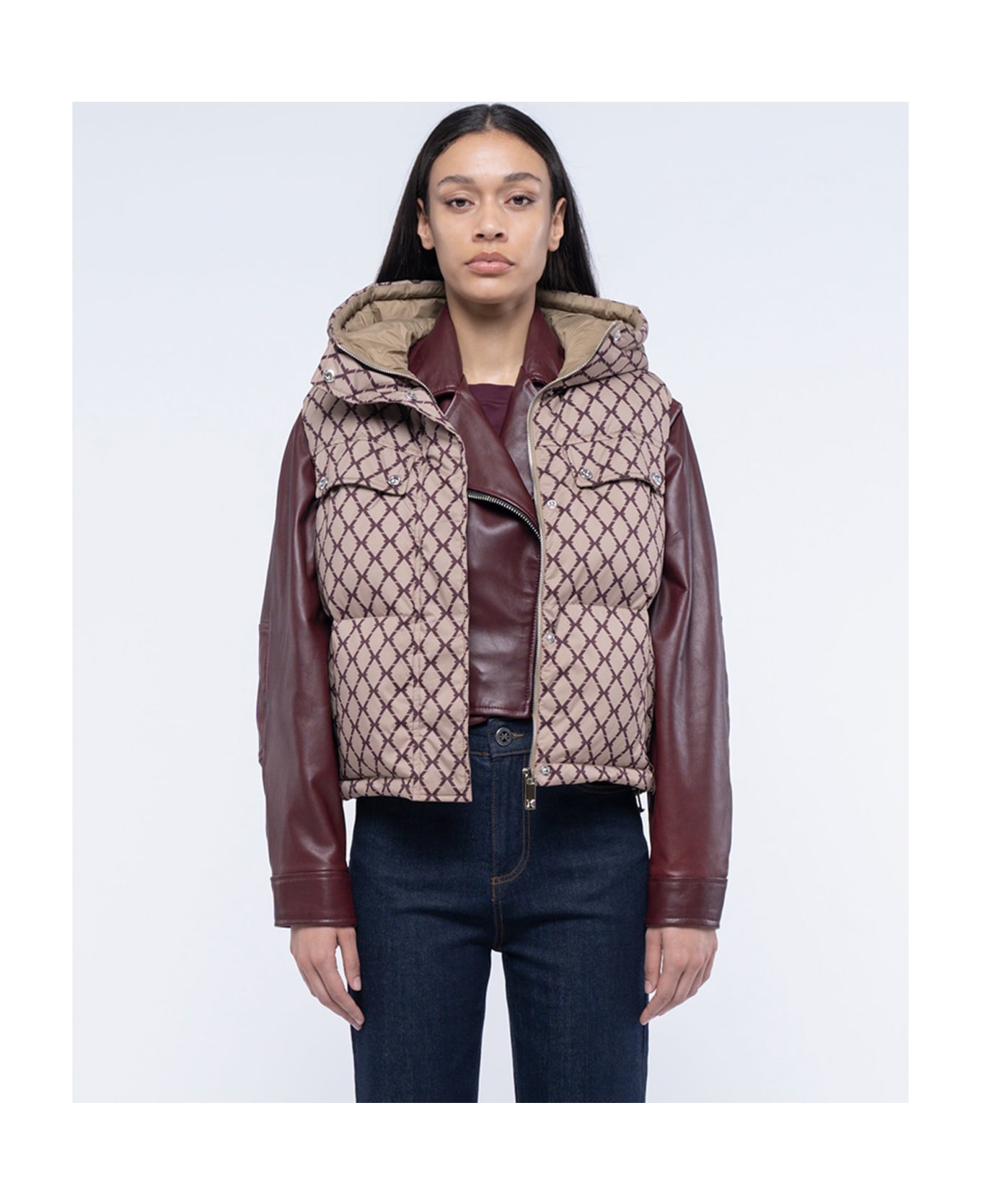 John Richmond Hooded Down Jacket - FANTASIA