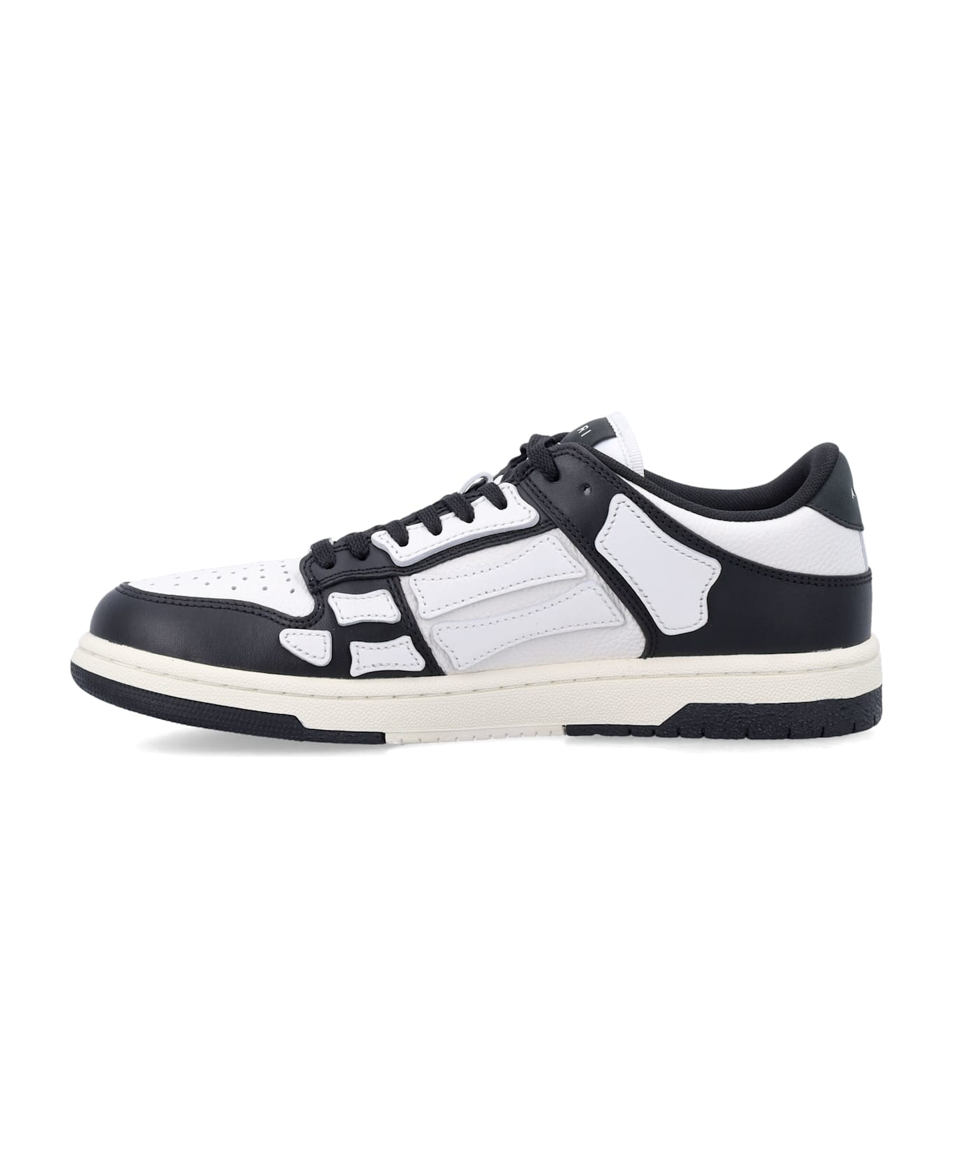 AMIRI Skel Top Low Sneakers - BLACK/WHITE