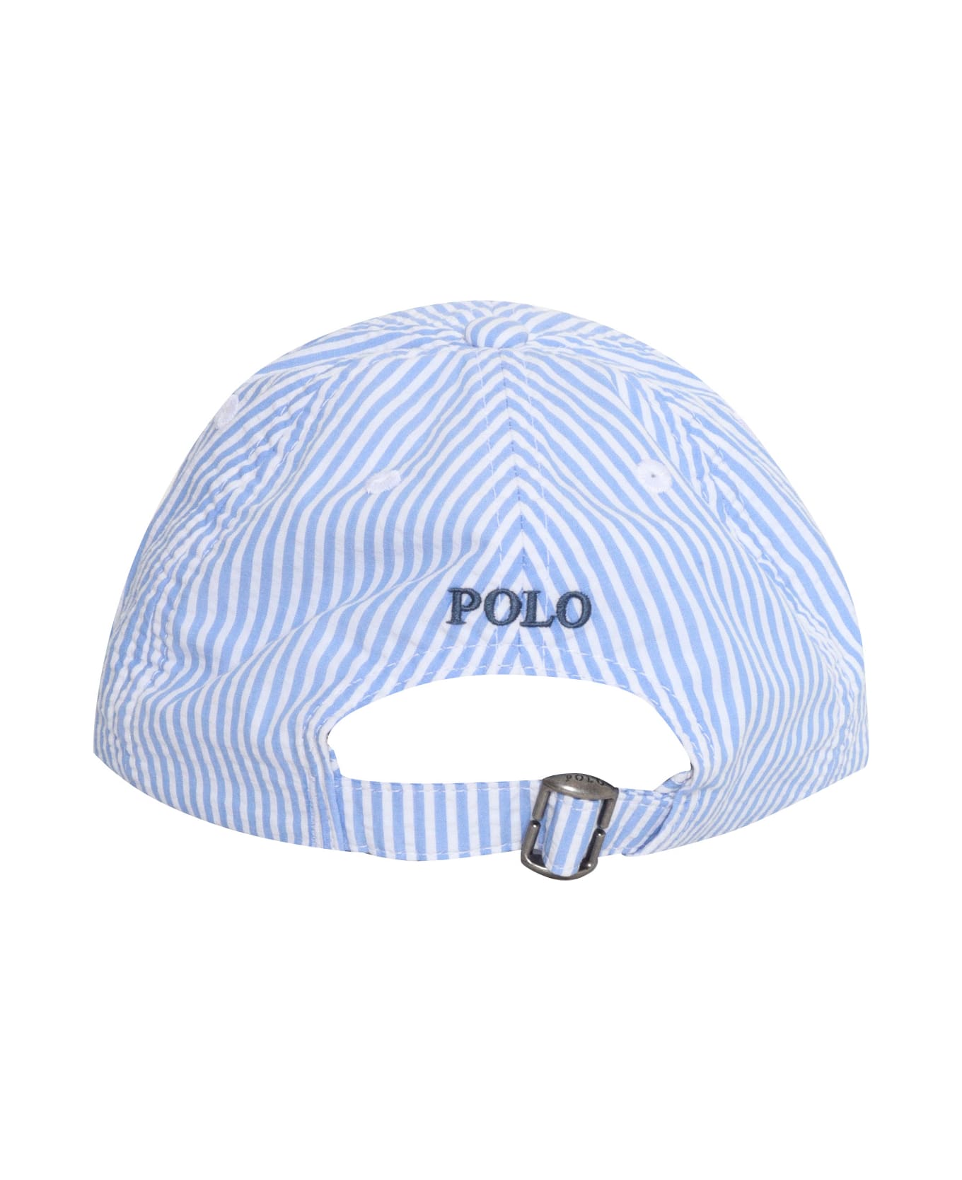 Polo Ralph Lauren Striped Cap With Logo - BLUE
