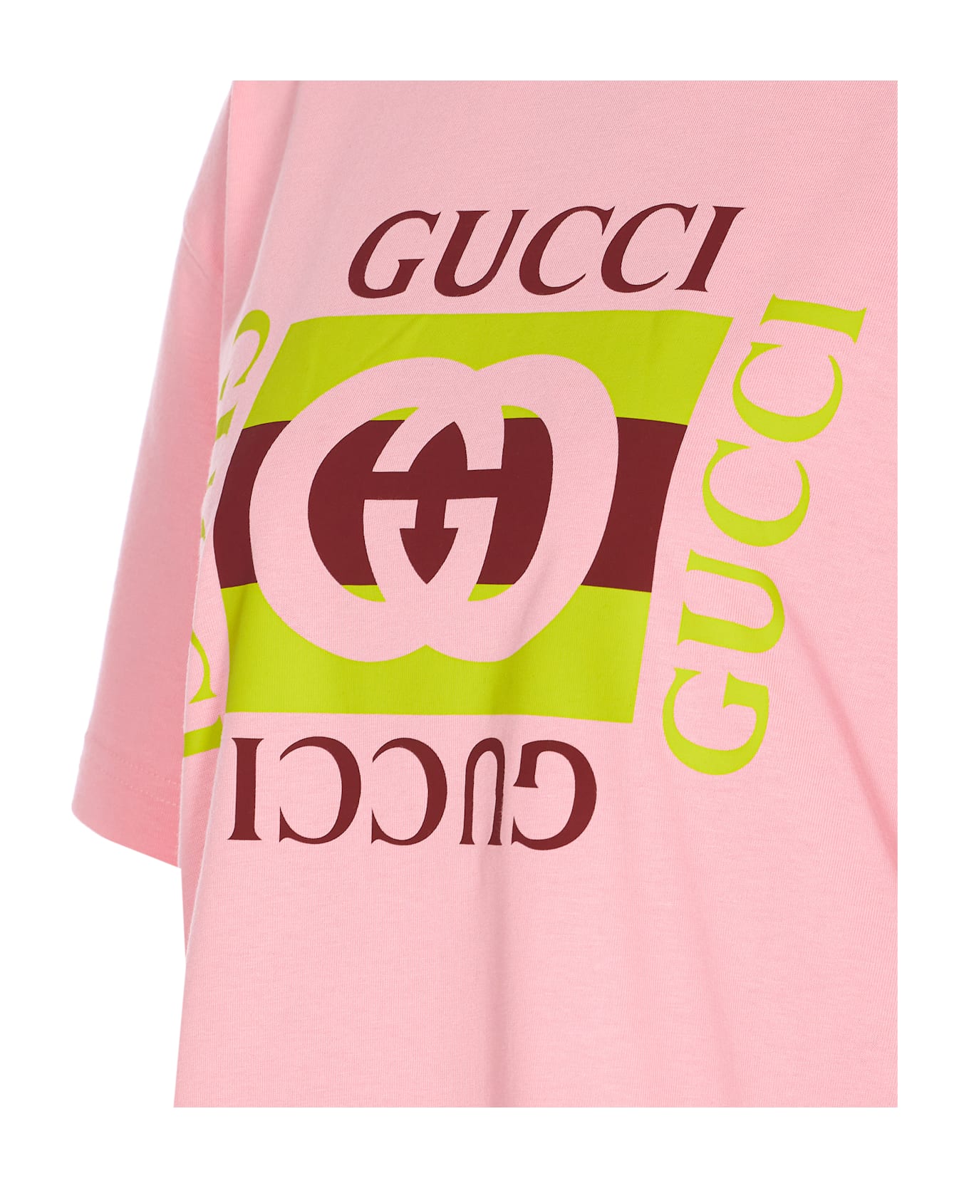 Gucci Incrocio Gg T-shirt - Pink