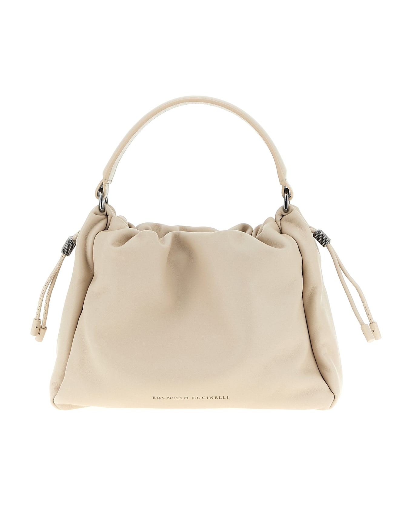 Brunello Cucinelli 
bucket Mellow
 Small Handbag - Beige トートバッグ