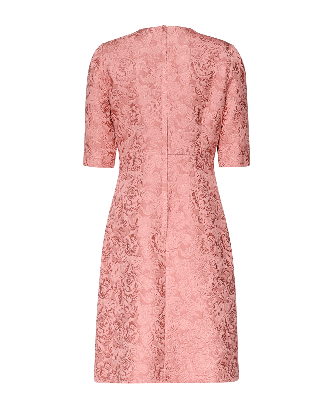 Dolce 
Gabbana Jacquard Dress - Pink