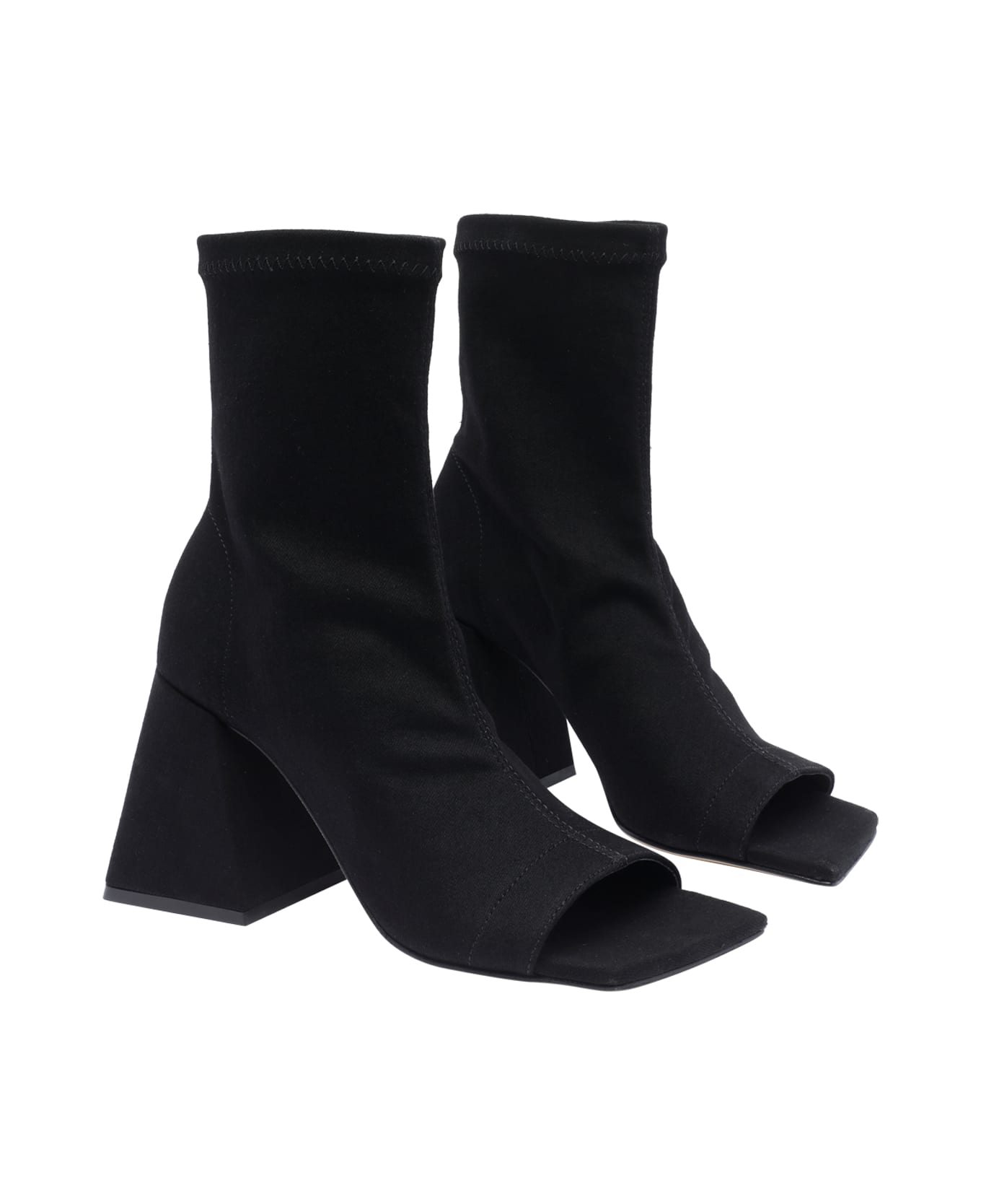 Vic Matié Pump Booties - Black