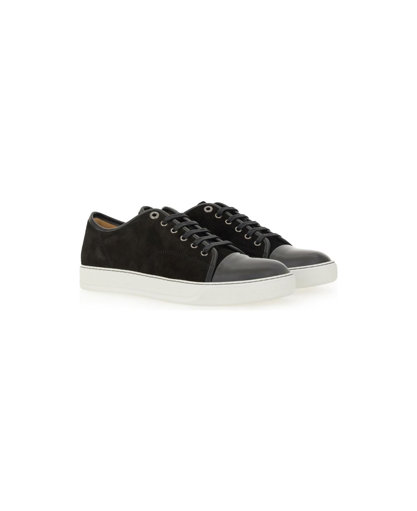 Lanvin Suede Sneaker - BLACK