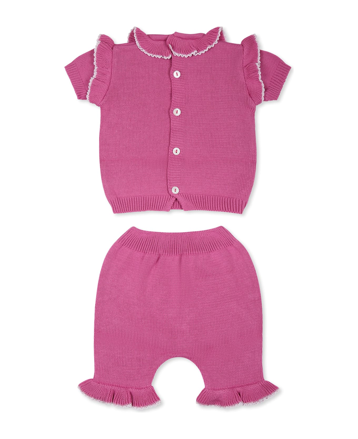 Little Bear Fuchsia Birth Set For Baby Girl - Fuchsia