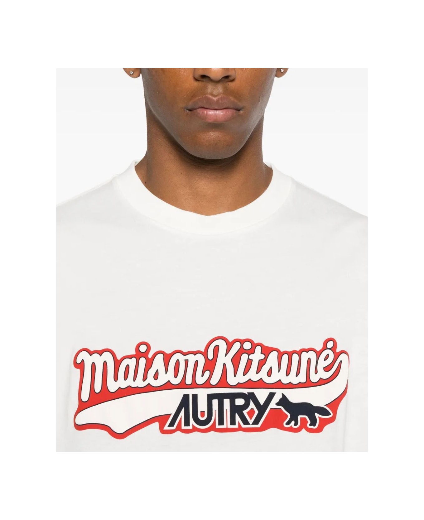 Autry T-shirt Kitsune White - White