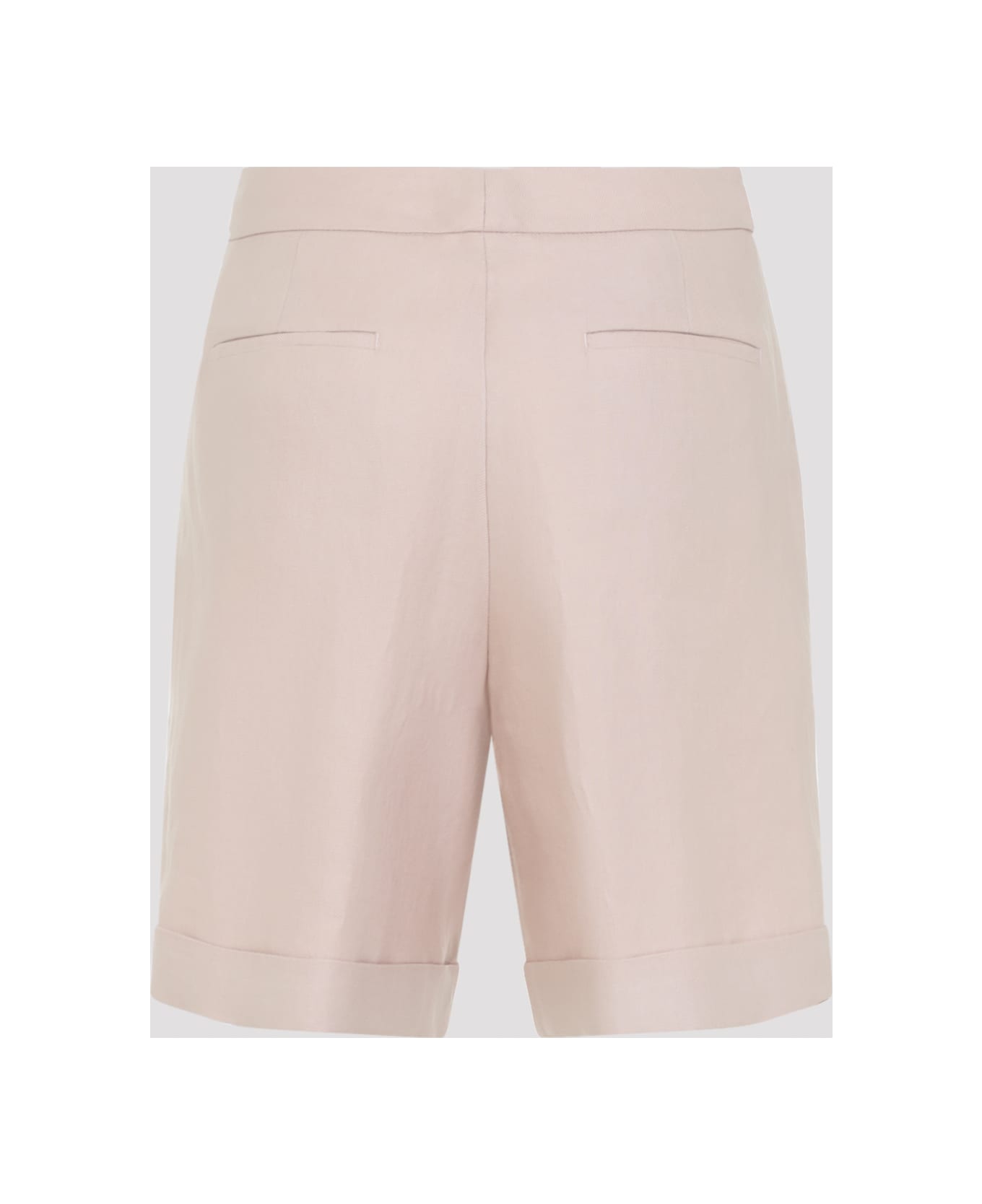 Peserico Linen Bermuda - Rosa Peonia