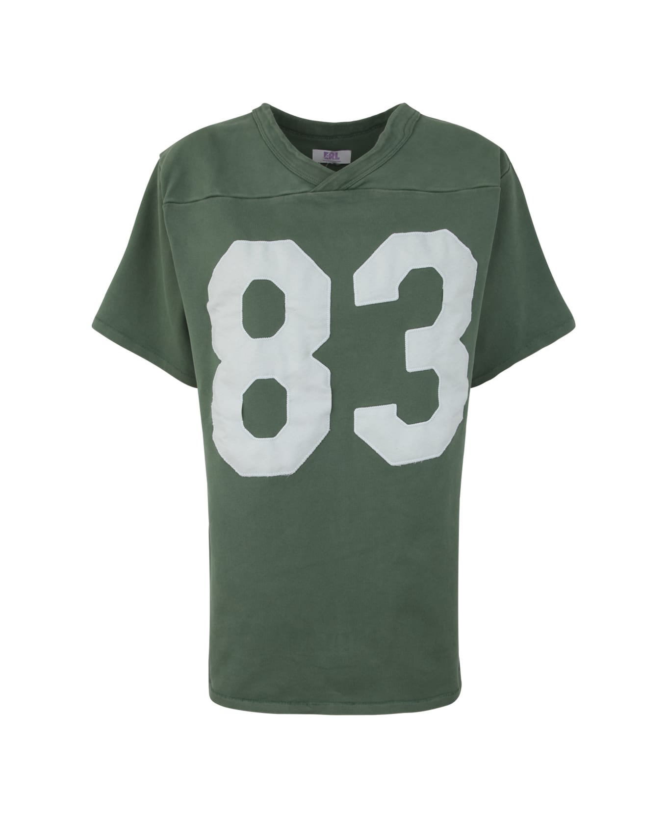 ERL Unisex Football Shirt Knit - Green Tシャツ