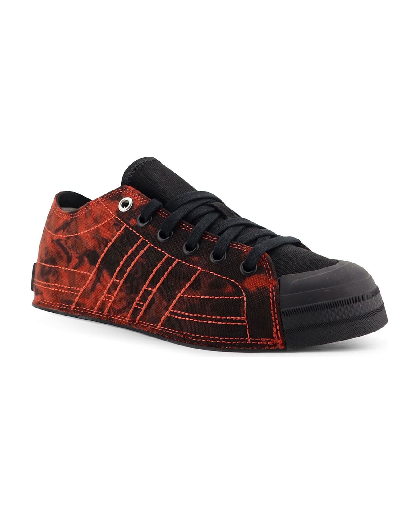 Y-3 Nizza Lo Canvas Sneakers - Black